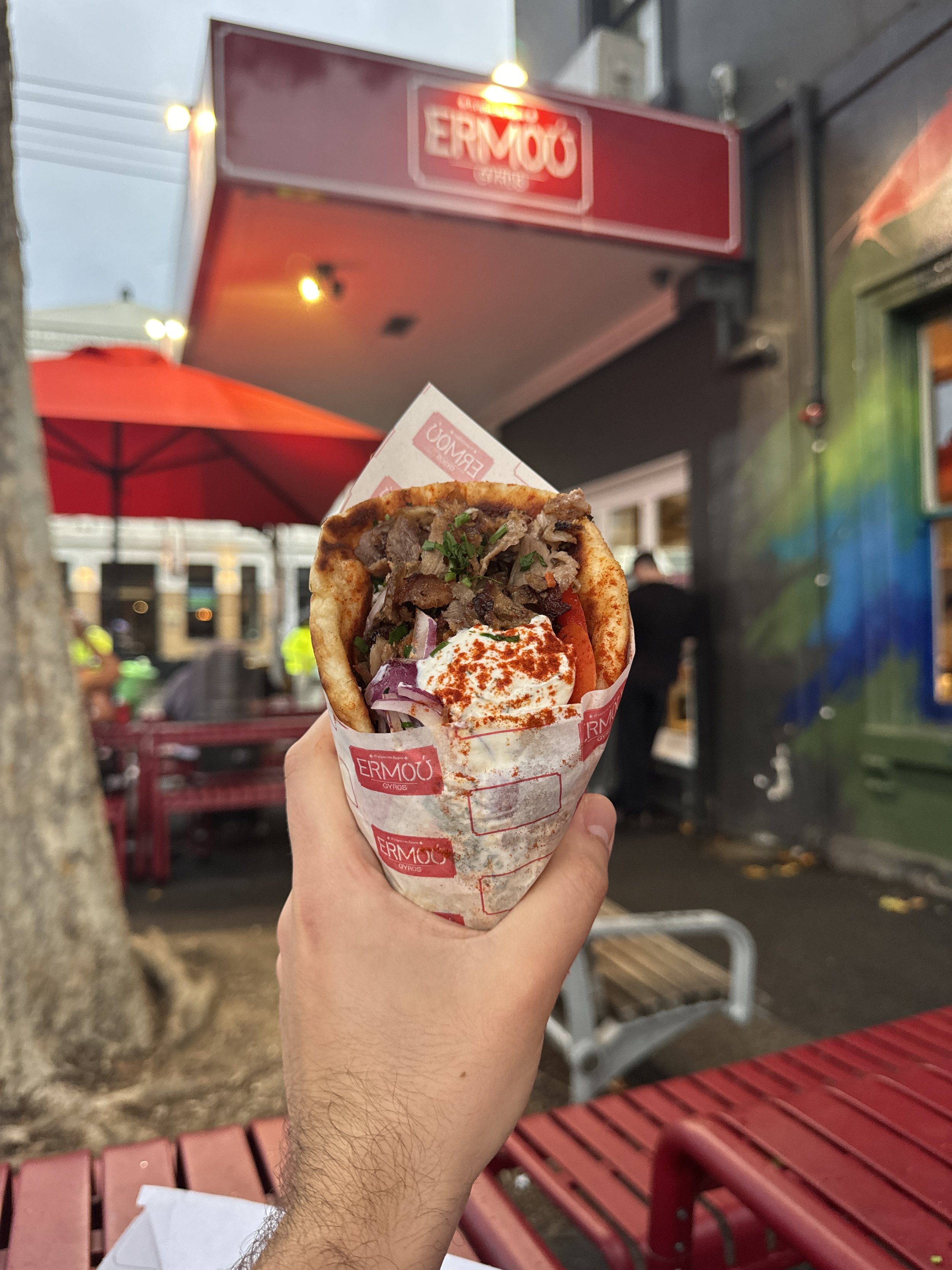 Ermou Gyros, Melbourne - Where to eat Greek food in Melbourne - Greek food in Melbourne - Cypriot food in Melbourne - Greek food in Australia - Souvlakination Guide
