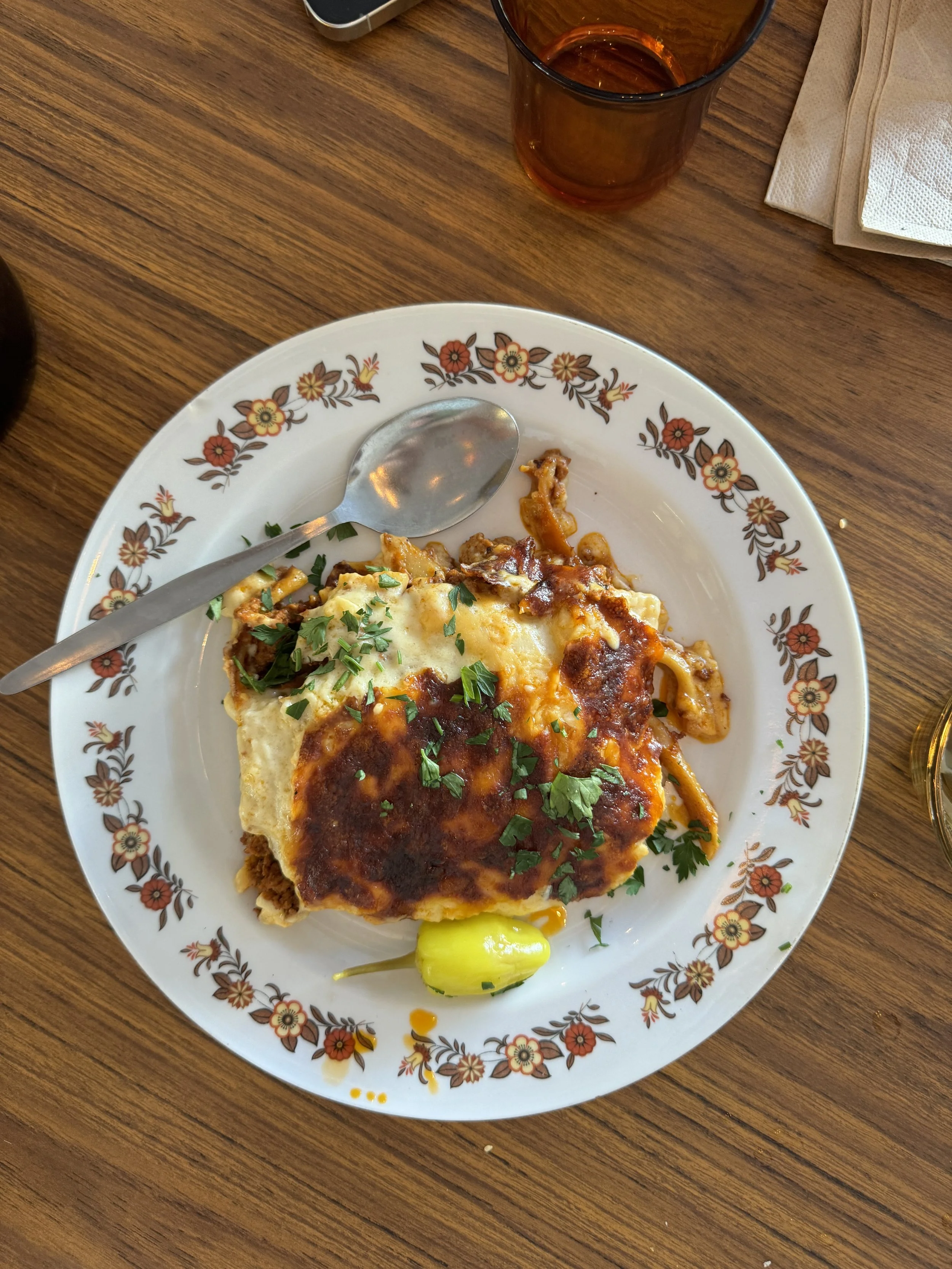 Pastitsio - Capers, Melbourne - Where to eat Greek food in Melbourne - Greek food in Melbourne - Cypriot food in Melbourne - Greek food in Australia - Souvlakination Guide