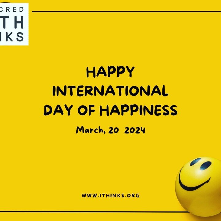 🌟 Embrace happiness on the UN International Day of Happiness! 🌟 Let's unite to spread joy and foster connections. 💫 Join us in empowering change and creating a brighter, more compassionate future. 🌍 Together with @actionhappiness, let's journey t
