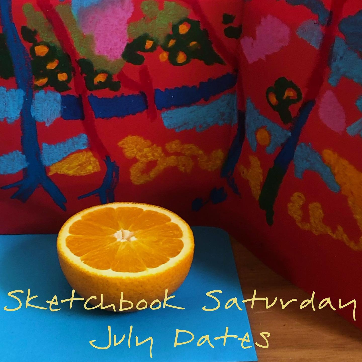Sketchbook Saturday July dates :
🔶 Saturday 5th July
🔶 Saturday 19th July
10 am - 12 noon
Link in bio. for details and to book a spot 🍊
#intergenerational #sketchbook #workshop