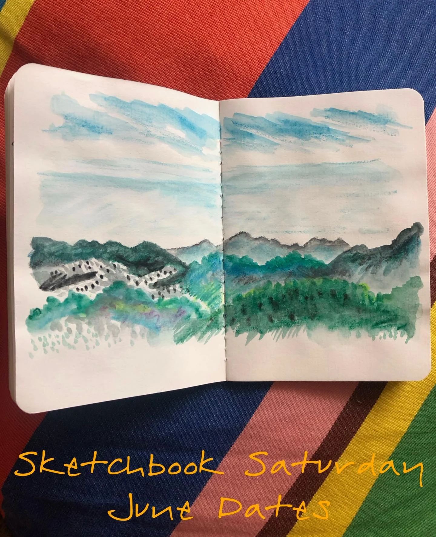 Sketchbook Saturday JUNE dates :

super short notice for one this weekend
🔶 Saturday 13th June 
~ starting points and creative prompts🚦 
🔶 Saturday 27th June
~ development with collage / mixed media✂️

link in bio for details and to book a spot ⭕️