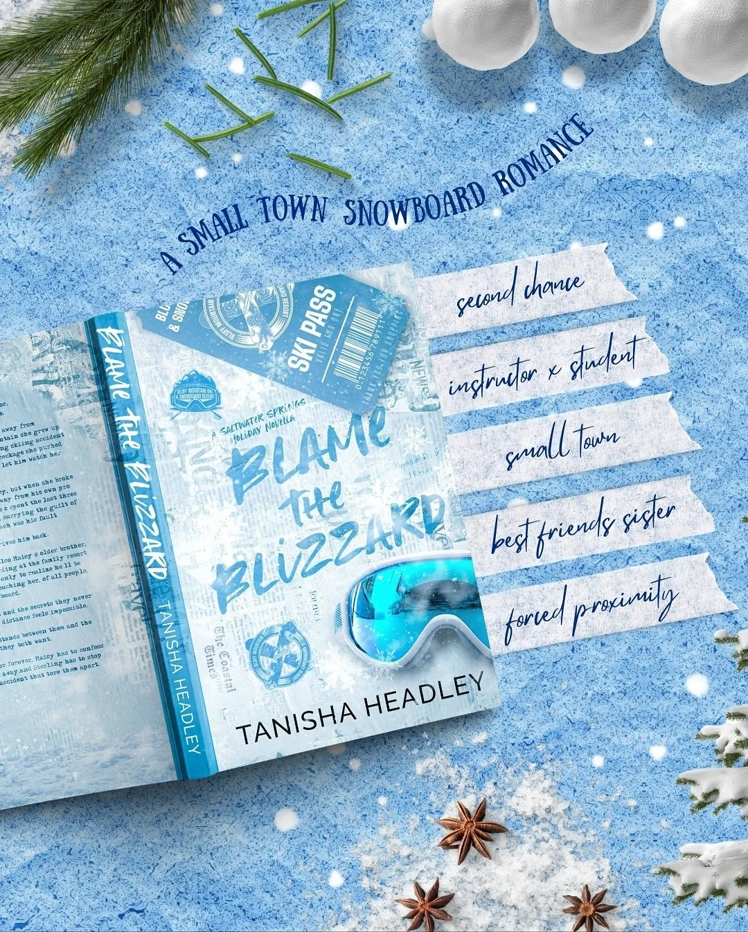 My small town snowboard romance, holiday novella releases Dec 19 and ARC applications are OPEN! 🤗 click the link in my bio and fill out the interest form to apply! ❄️
&bull;
#snowboardromance #wintertbr #smalltownromance #winterromance #holidayroman