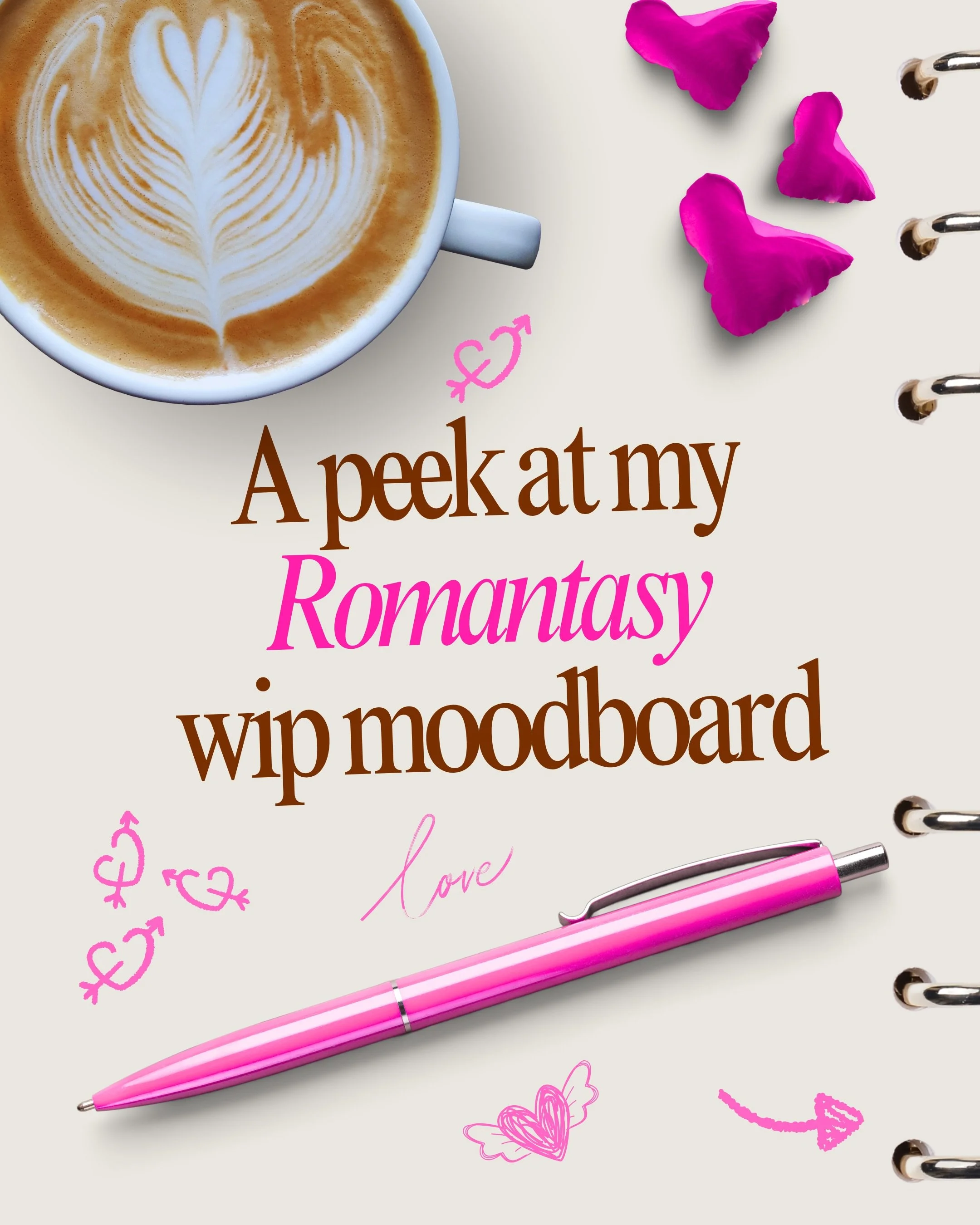 I&rsquo;ve been having so much fun working on my first ever Romantasy and I&rsquo;m finally ready to talk about it! It&rsquo;s completely sucked me into its whimsical little world, and I can&rsquo;t wait for you to experience it too 💘 should I start