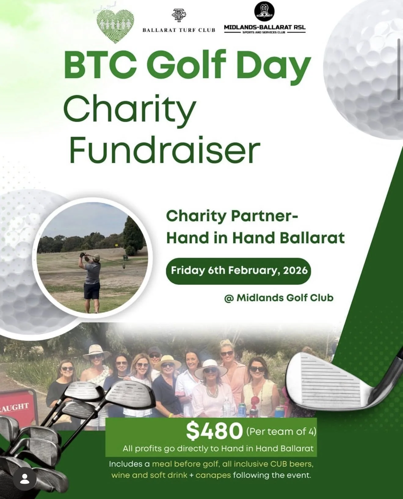 BALLARAT TURF CLUB CHARITY GOLF DAY