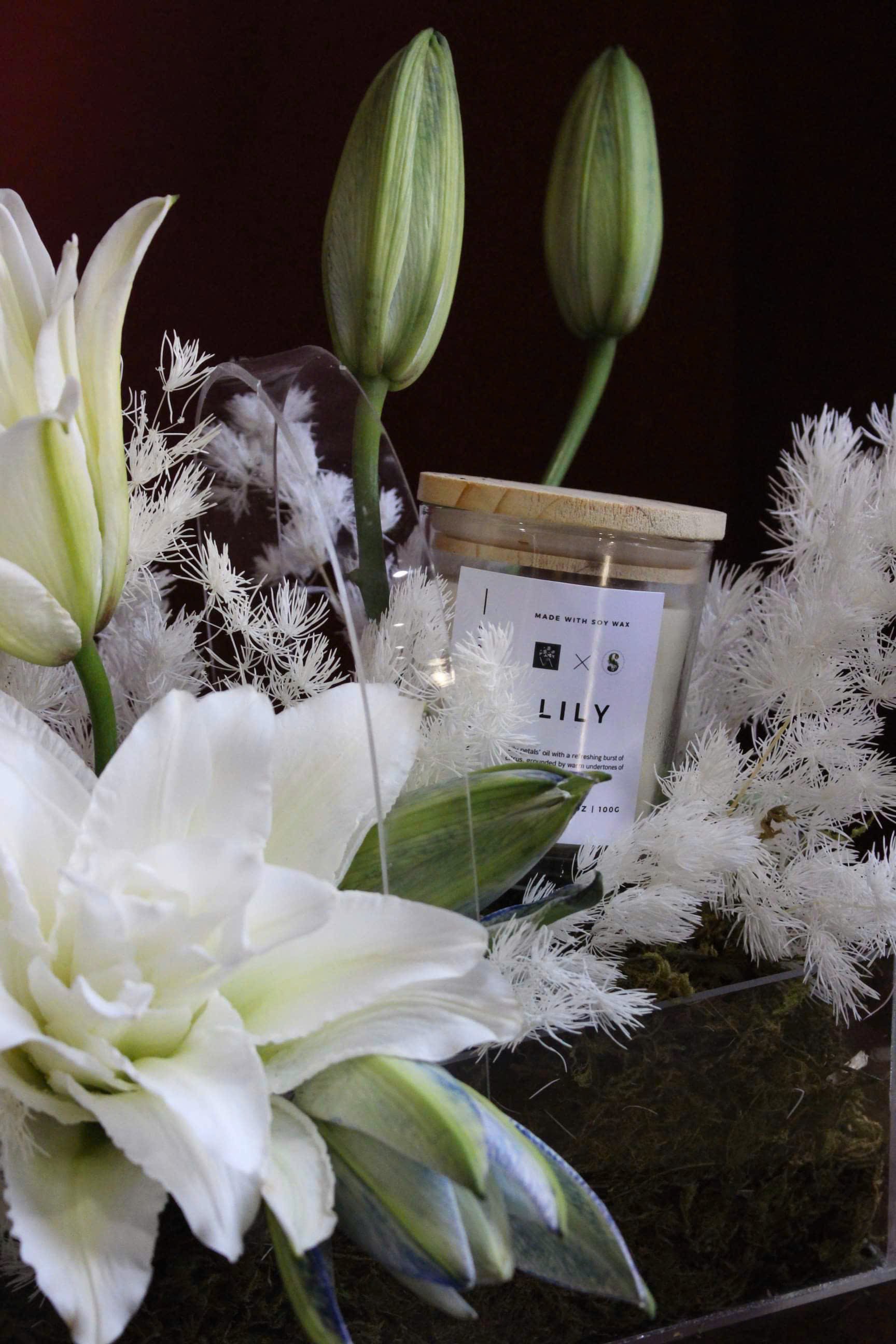 lily scented wax