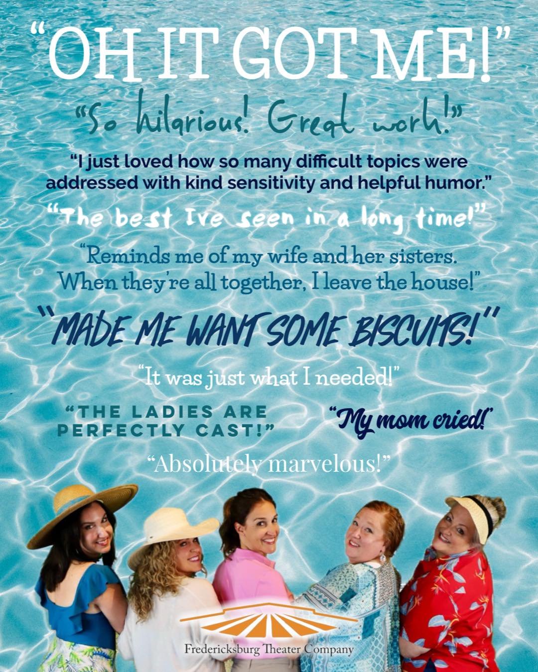 Audiences are loving #TheSweetDelilahSwimClub! 🏖️🥹🏖️🤣
See for yourself how special this show is! Three more performances this weekend- get tickets NOW at fbgtc.org!