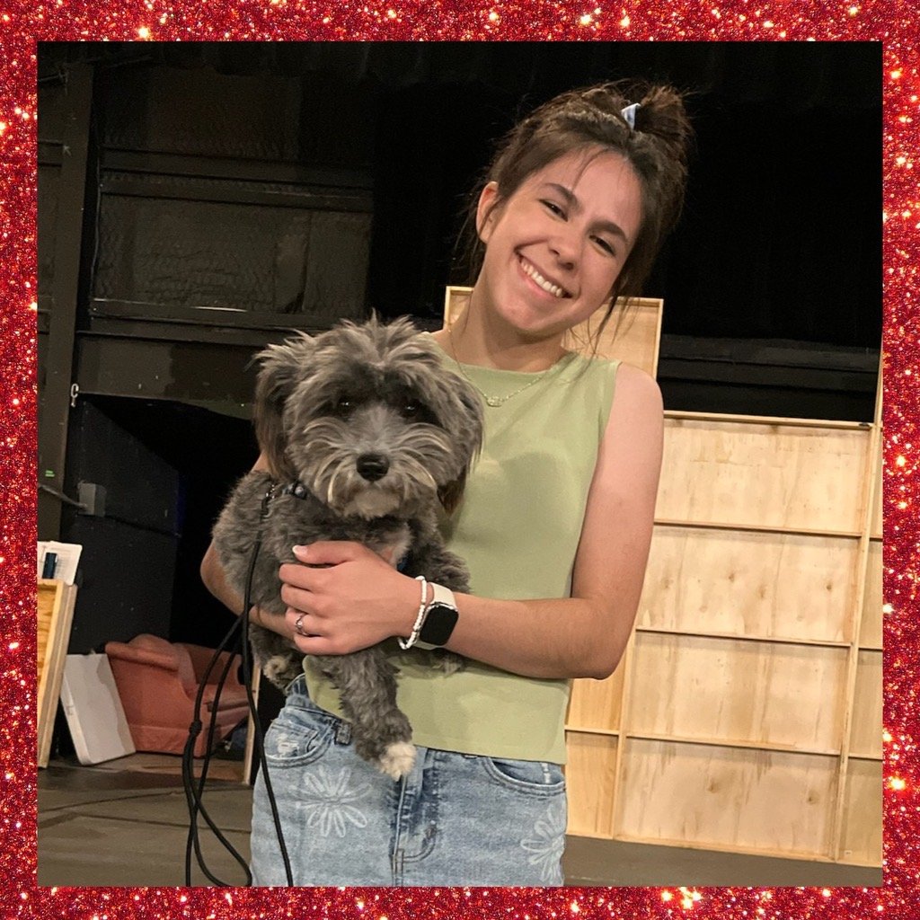 Our Wizard of Oz cast is hard at work. Marcie and Murphy, AKA Dorothy and Toto wanted to say &quot;Hi&quot;! 

Season 28 &quot;In The Spotlight&quot; begins June 1st! Donate today!
https://www.fbgtc.org/personal-patrons