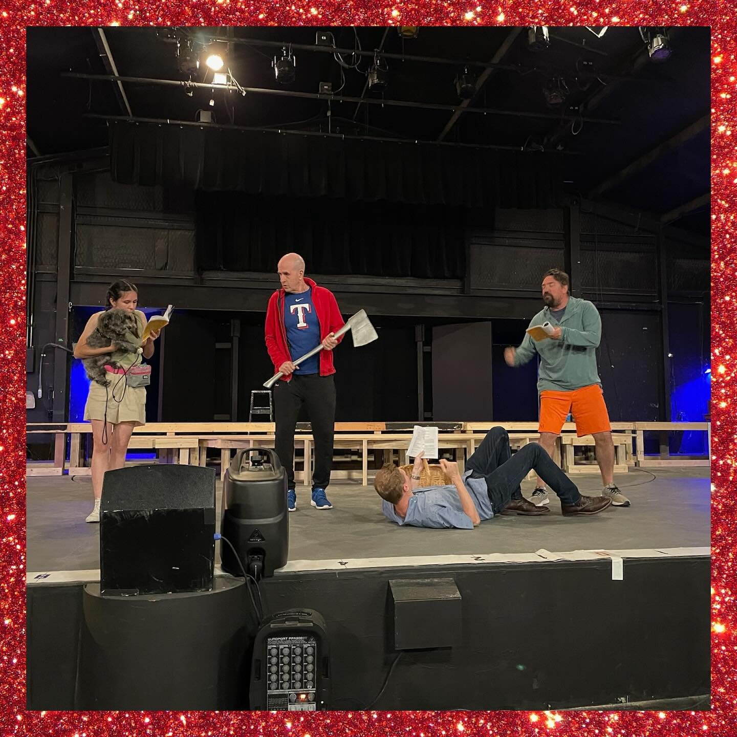 Check out these rehearsal pics of #TheWizardOfOz, the first show of season 28! ✨🌈👠🎶🎭
Can you guess which scenes are being worked on in these photos?