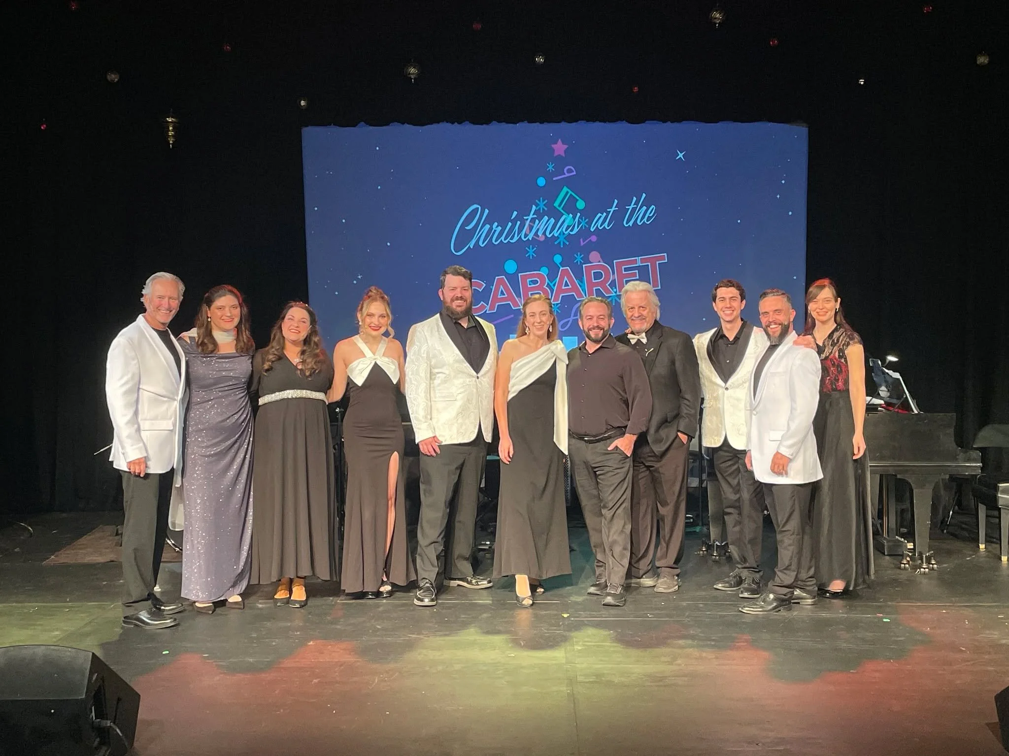 Congrats to the cast and crew of CHRISTMAS AT THE CABARET! Thank you to those who spent the weekend with us. Merry Christmas! 🎄