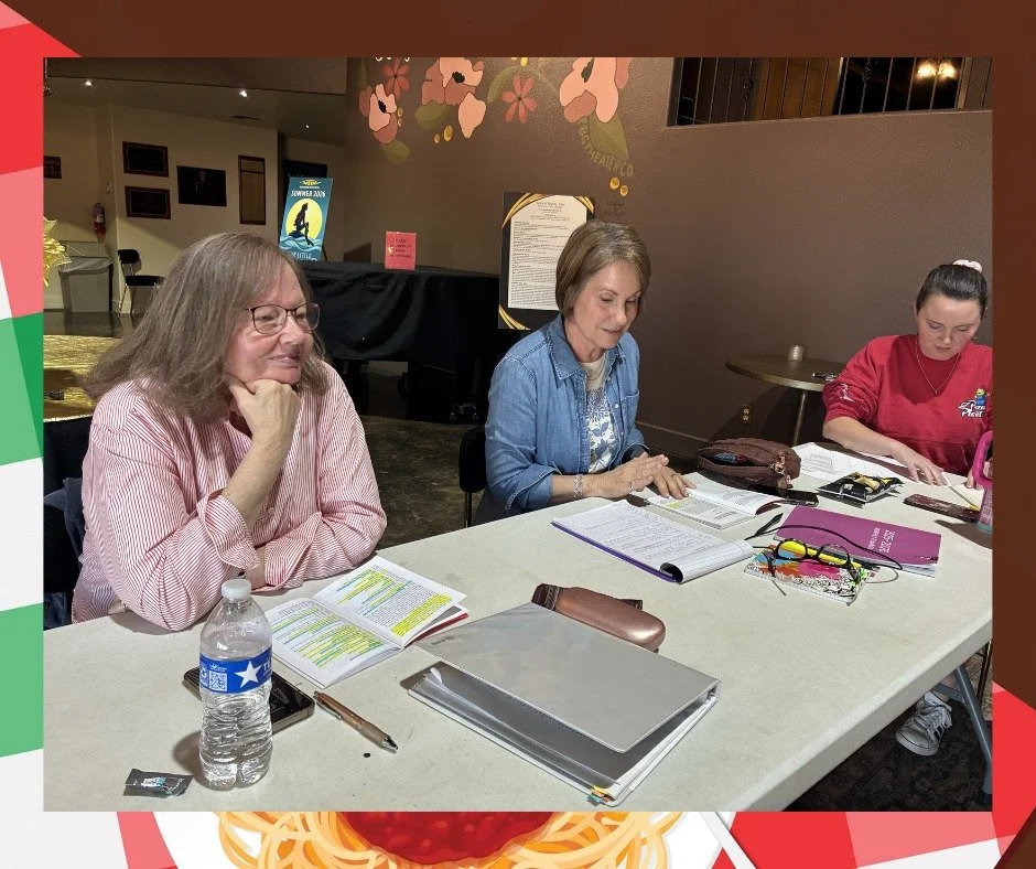 And so the rehearsal process begins! 🎭 ✨

Our cast gathered for the first read-through of OVER THE RIVER AND THROUGH THE WOODS, and the room was already filled with laughter (and a few sniffles).

These characters may argue about dinner, dating, and