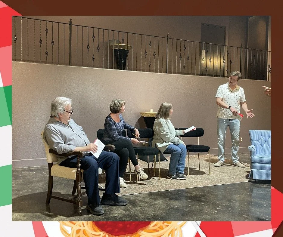 If you think your family dinners are chaotic&hellip; you haven&rsquo;t met ours yet. 😂🍷

Rehearsals this week were all about perfecting the Sunday dinner scenes &mdash; timing the jokes, passing the (imaginary) pasta, and embracing all the lovable 