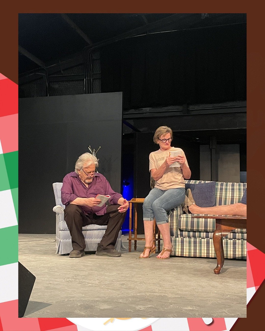 Blocking ✔
Character work ✔
Laughing until we cry ✔

We&rsquo;re deep into rehearsals for OVER THE RIVER AND THROUGH THE WOODS, and this cast is bringing so much heart to the stage.

This one&rsquo;s going to make you laugh&hellip; and then hit you r