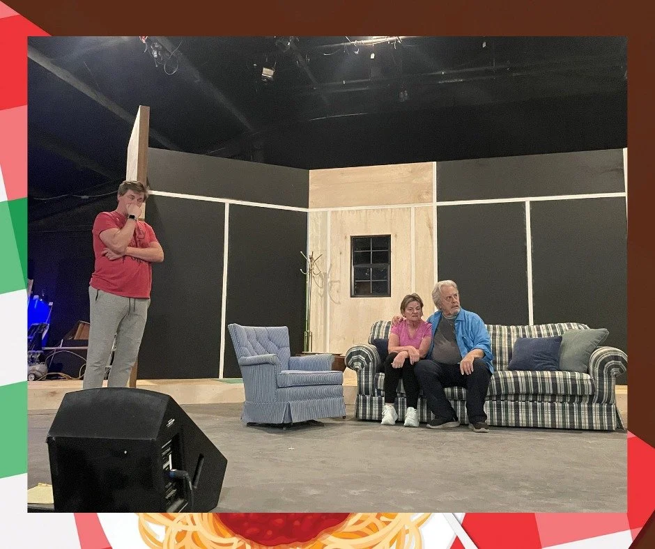 Sunday dinner has never been this dramatic. 🍝

OVER THE RIVER public ticketing begins Monday morning. 

Opening April 10th, make sure you don't miss this show about Family, Faith, and Food!