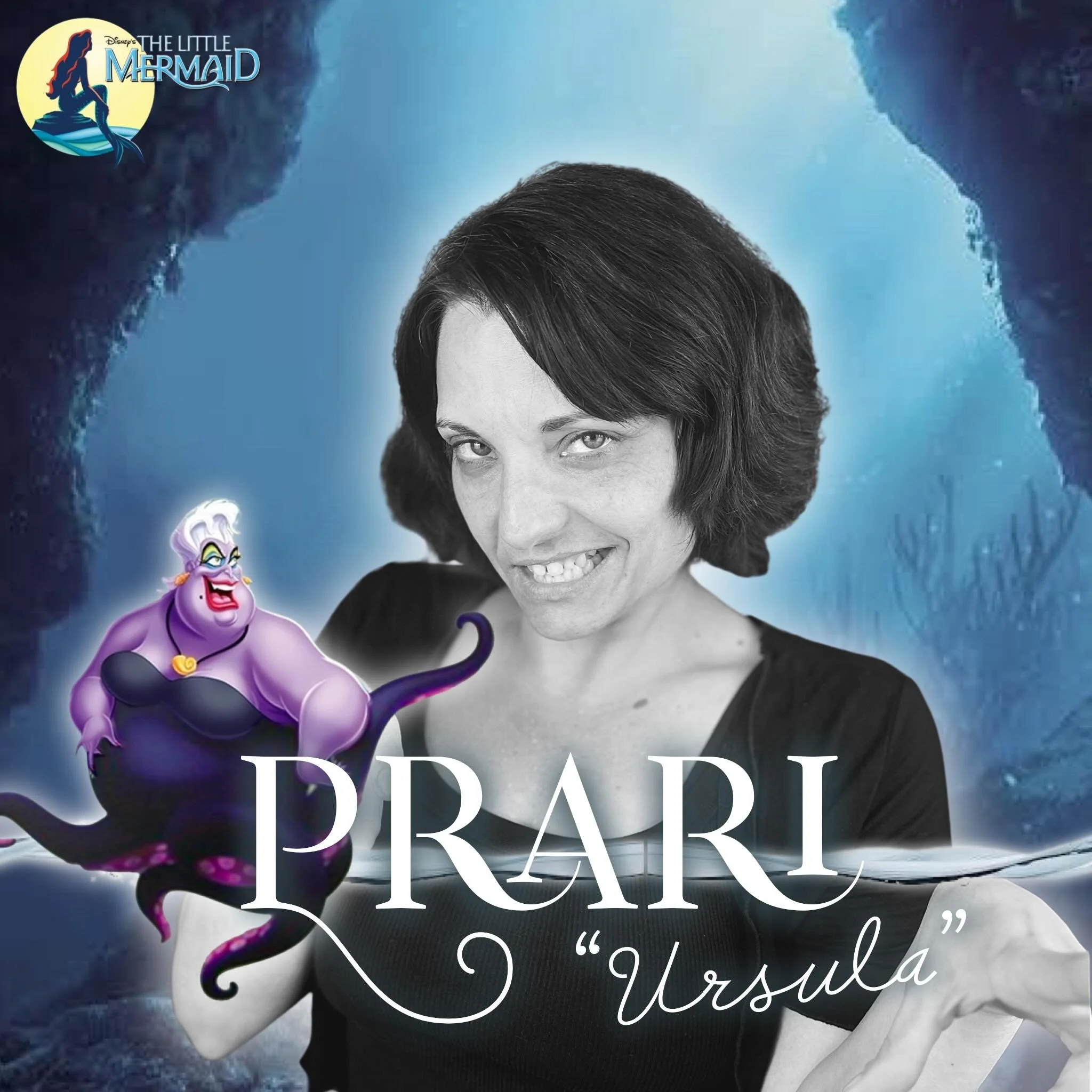 MEET PRARI! 🐙😈✨🌊🎶
She&rsquo;s the one bringing the iconic Ursula to the stage NEXT WEEK! Prari has done several shows at FTC, and this will be her biggest role yet with us. Believe us when we say she&rsquo;s making it count! Catch Prari ab-shell-
