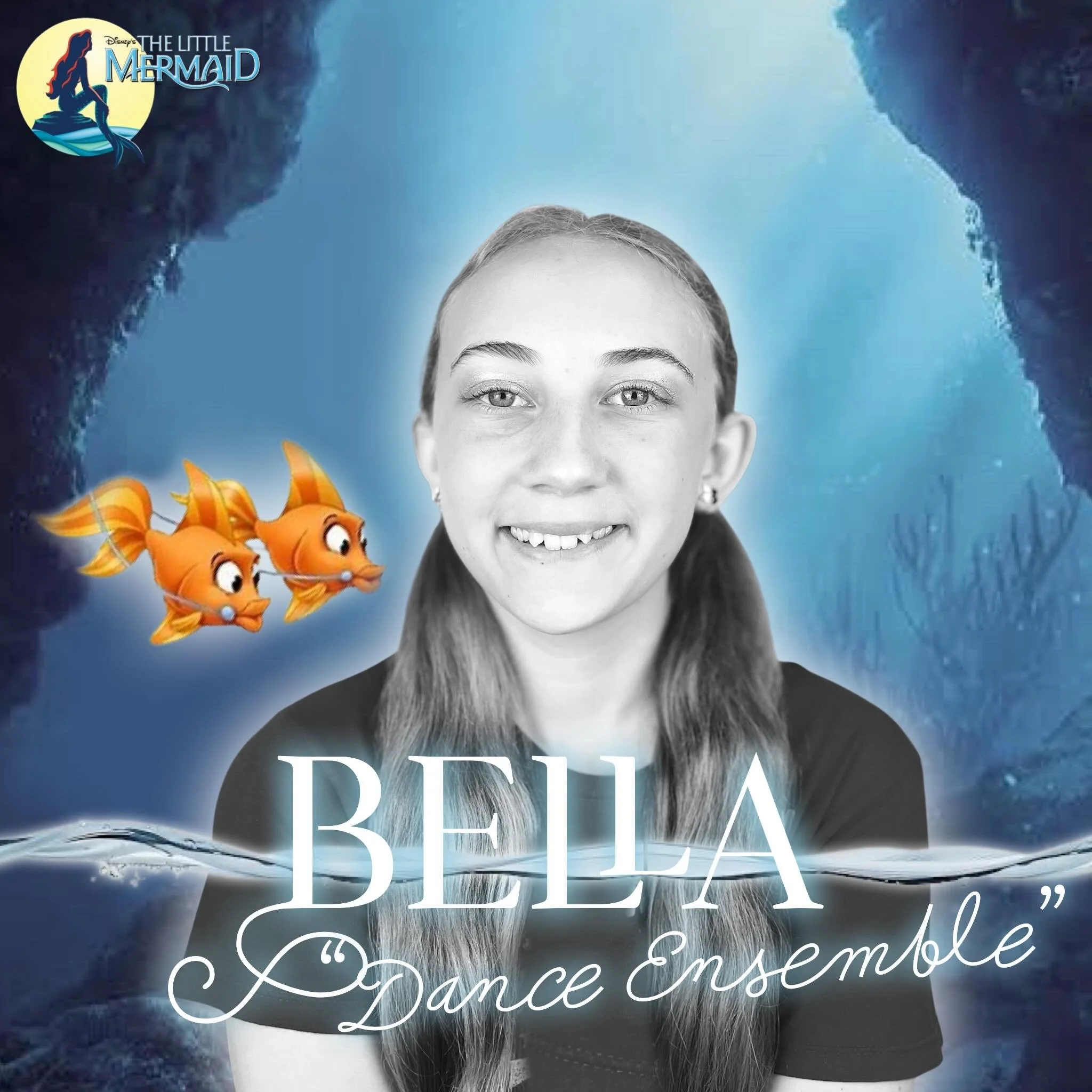 MEET BELLA, CLEMENTINE, and DALIA! 💃🐠🎶🌊
These lovely ladies round out our dance ensemble and complete our cast shout-outs! They&rsquo;ve put in so much time and effort to bring this story to life, and you&rsquo;ll get to see them dance throughout