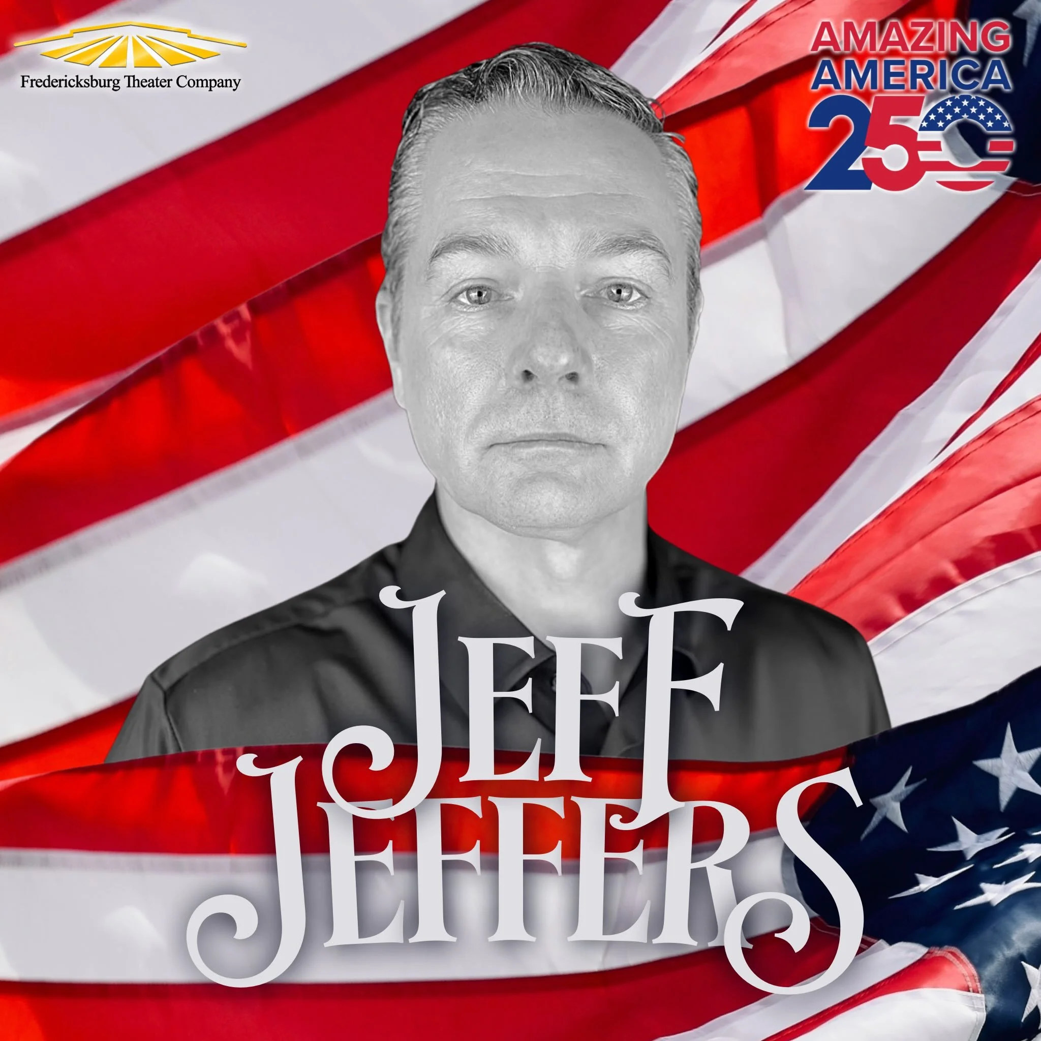 Jeff Jeffers is back at FTC as a part of &ldquo;Amazing America 250&rdquo;! 🇺🇸🎶🎭
Jeff has been in the family for years, and he&rsquo;s lending his talents to this original production. In the words of ED Jeryl Hoover, &ldquo;Act One is an excellen
