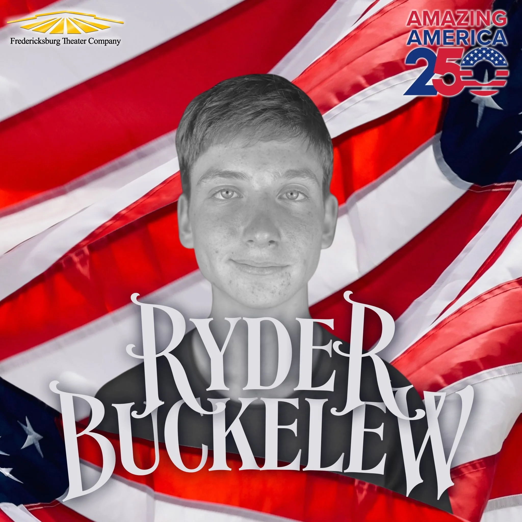 It&rsquo;s time to spotlight the youngest member of our Amazing America 250 cast: Ryder Buckelew! 🇺🇸🎶🎭
Having parents that act, sing, and dance means Ryder has been familiar with FTC for a long time. The apple didn&rsquo;t fall far, because he&rs
