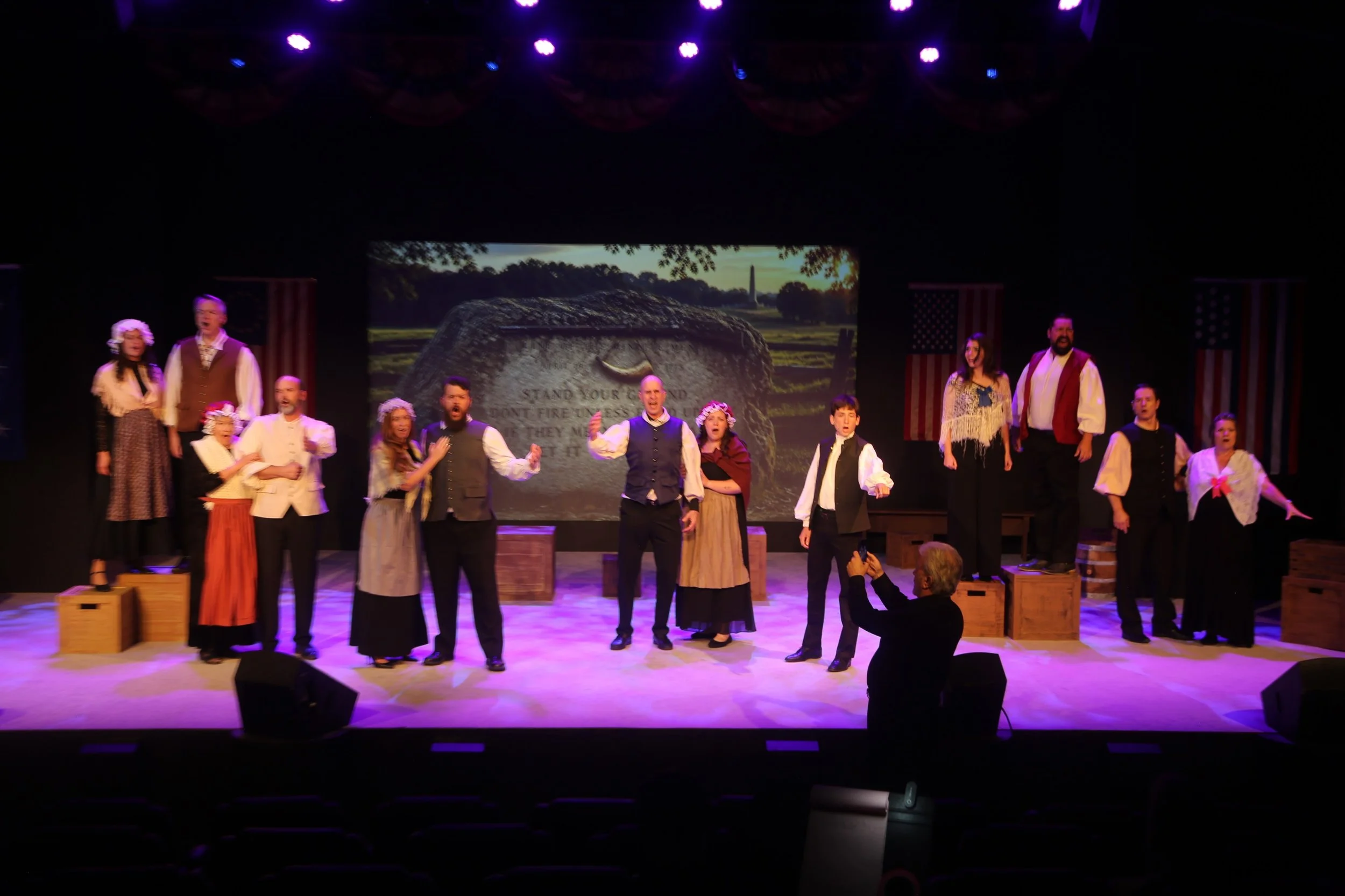 Opening night for Amazing America 250 was a wonder to behold! 🇺🇸🤩🎶🎭 Our cast rose to the challenge of telling the story of our great nation using their considerable acting and singing talents! The audience was locked in from the first note to th