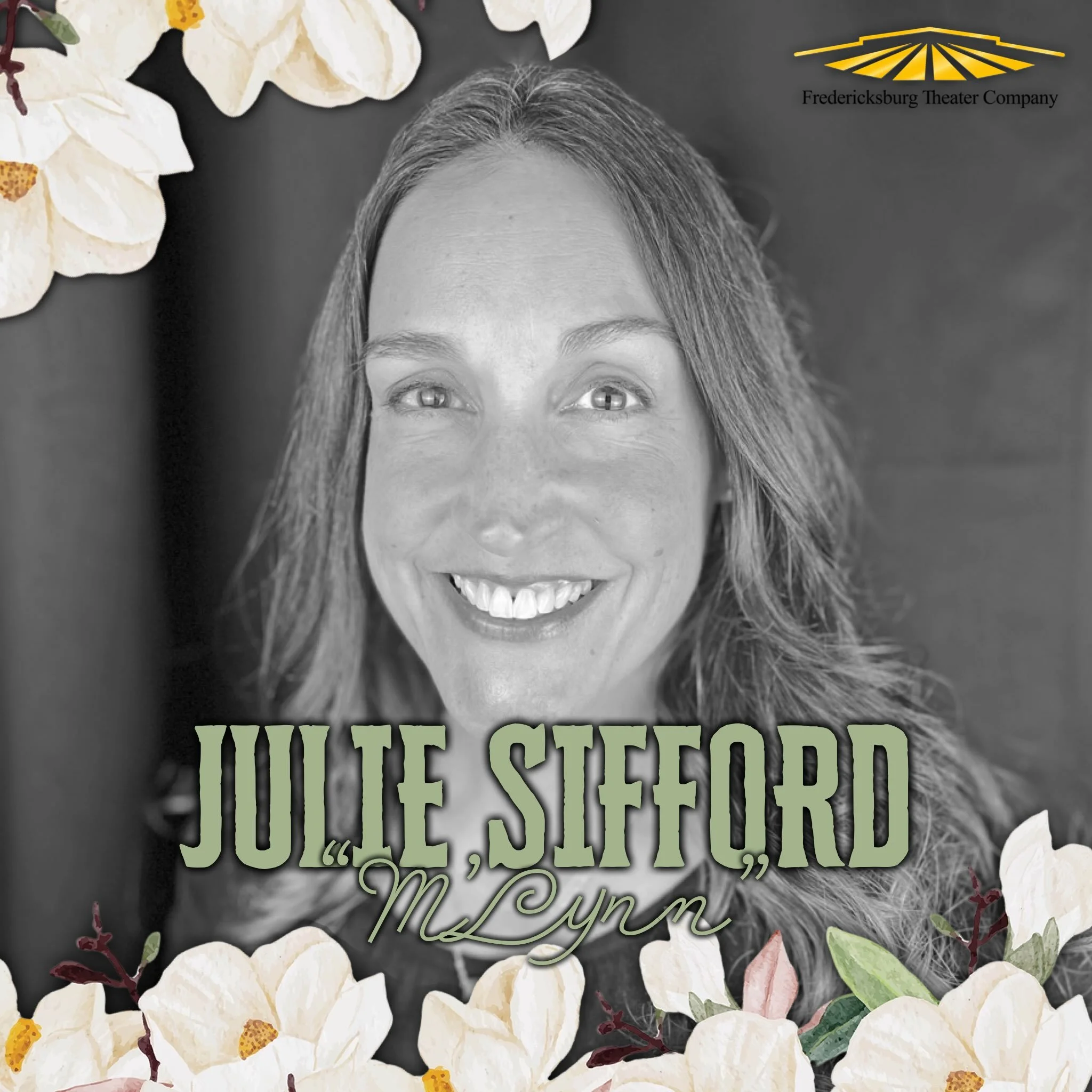 Julie Sifford is your M&rsquo;Lynn! 💐✨🎭
Julie spent her college years involved in theater, but only recently rediscovered her love for performing. We&rsquo;re so excited to see her share her talents on our stage in #SteelMagnolias! Like her charact
