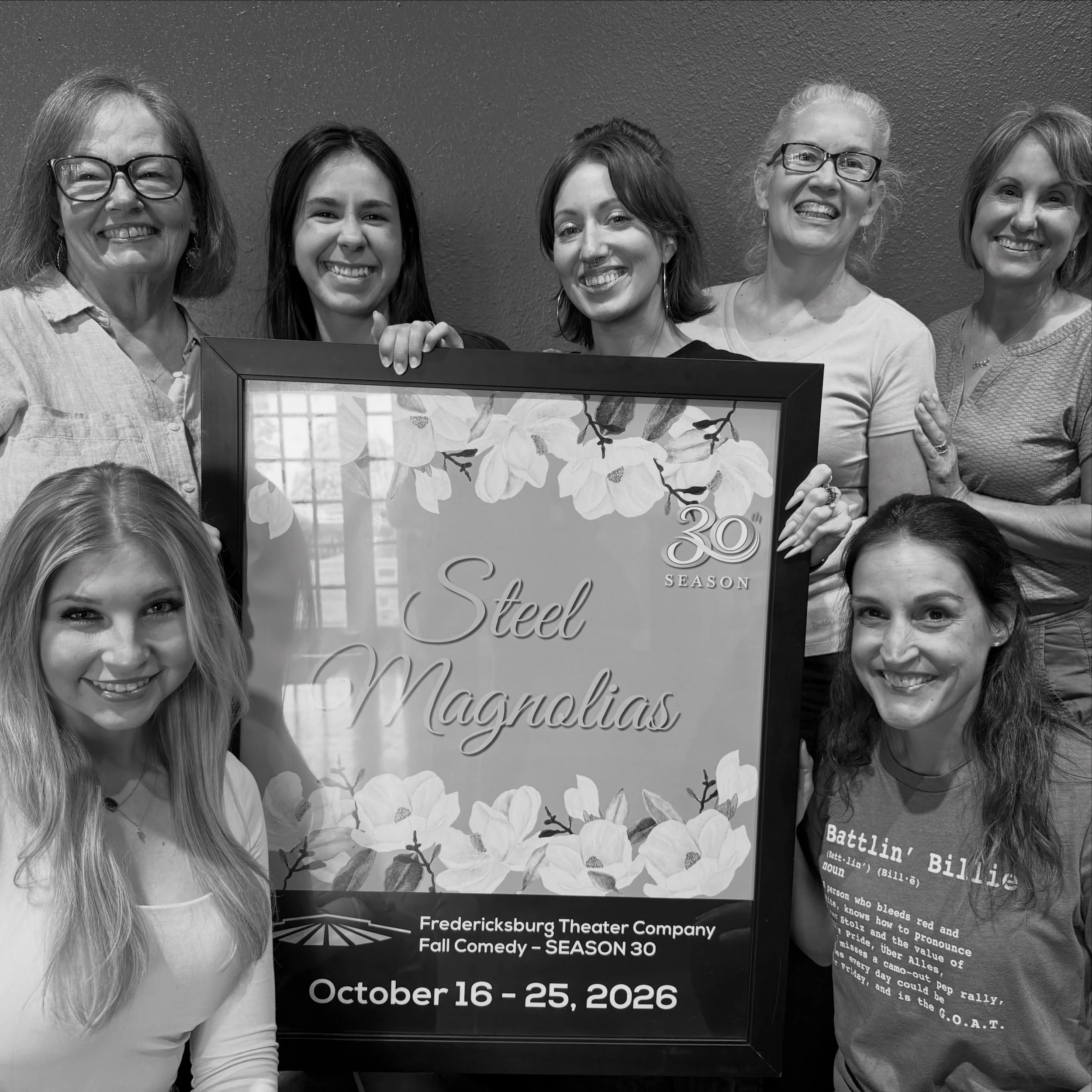 #SteelMagnolias is a celebration and examination of generations living and learning alongside one another. Through the highs and lows of life, it&rsquo;s the connections around us- both the wisdom of age and the spirit of youth- that allow us to bloo