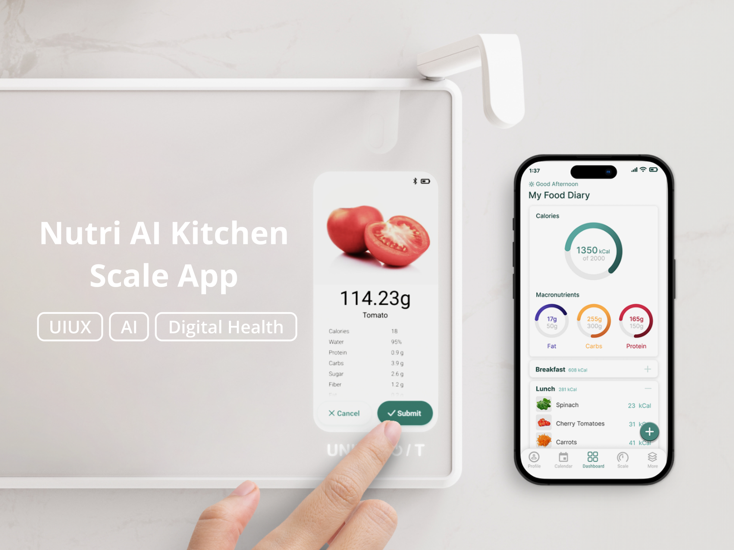 Nutri AI Kitchen Scale App