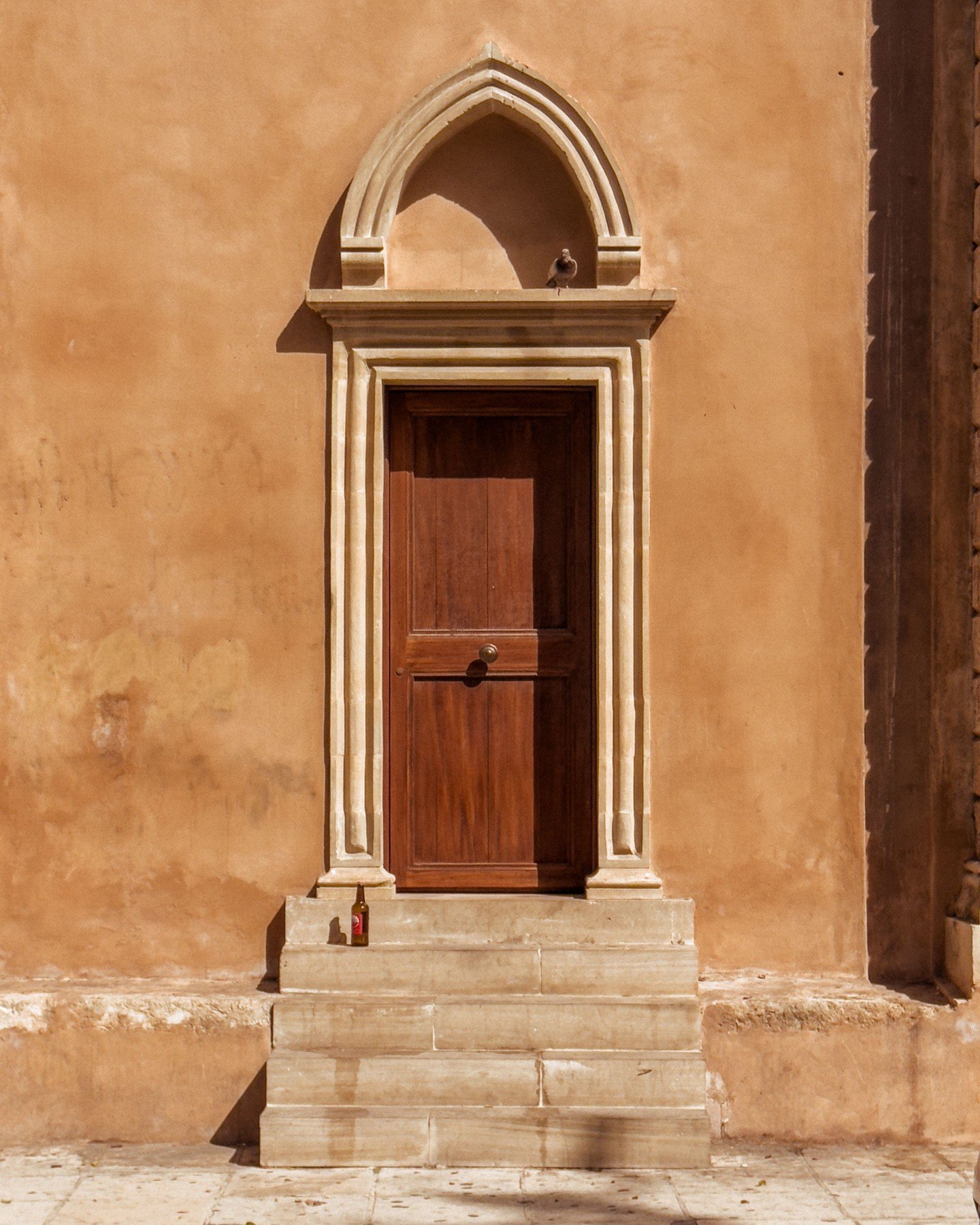 A collections of doors.