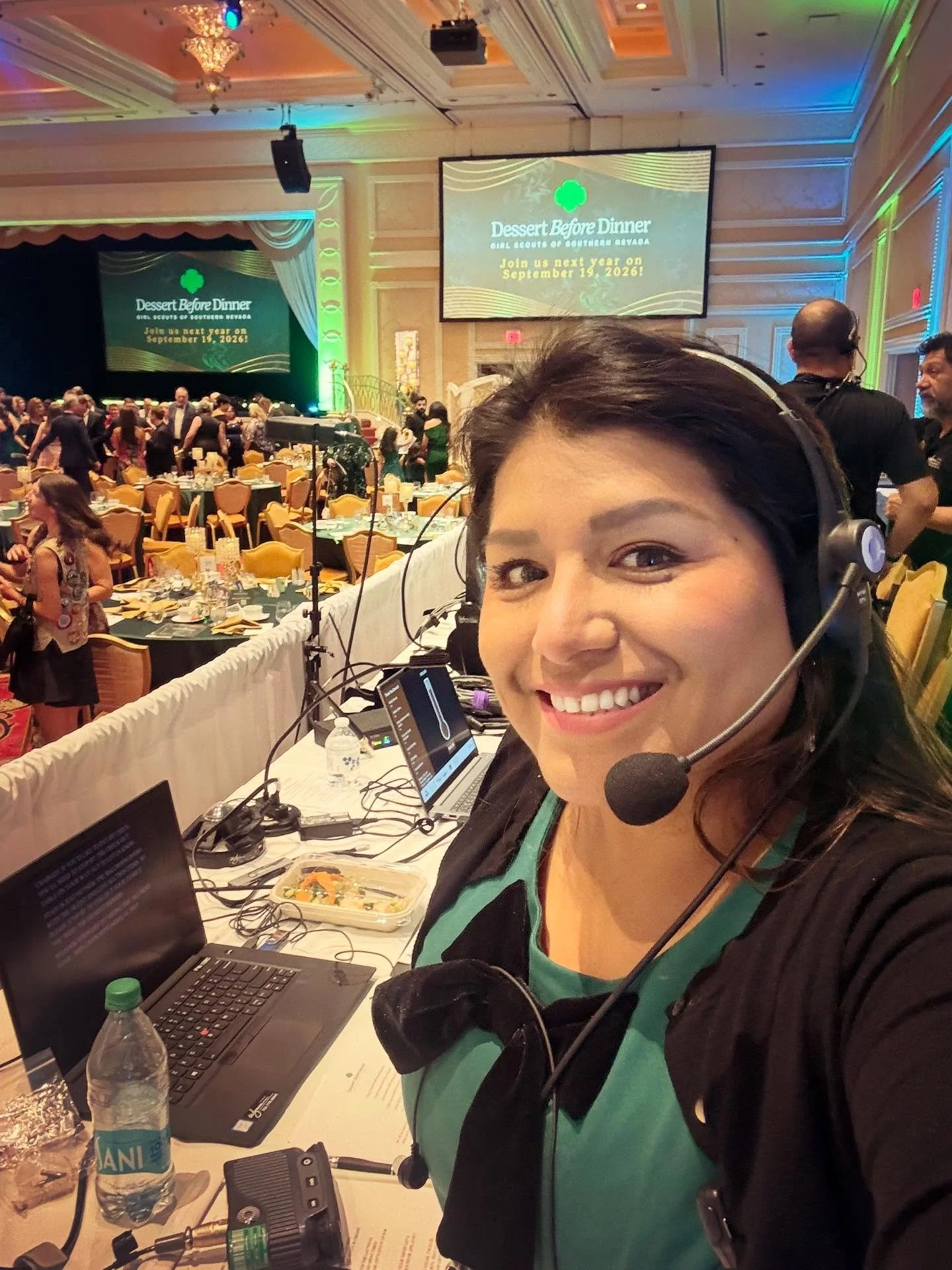 🍪Having fun and doing what we L💚VE 
✨That’s a wrap on the 2025 Dessert Before Dinner gala supporting @girlscoutsnv 
🙏 We were honored to support our client with social media, marketing, and event management. 
🎊500 guests, live entertainm