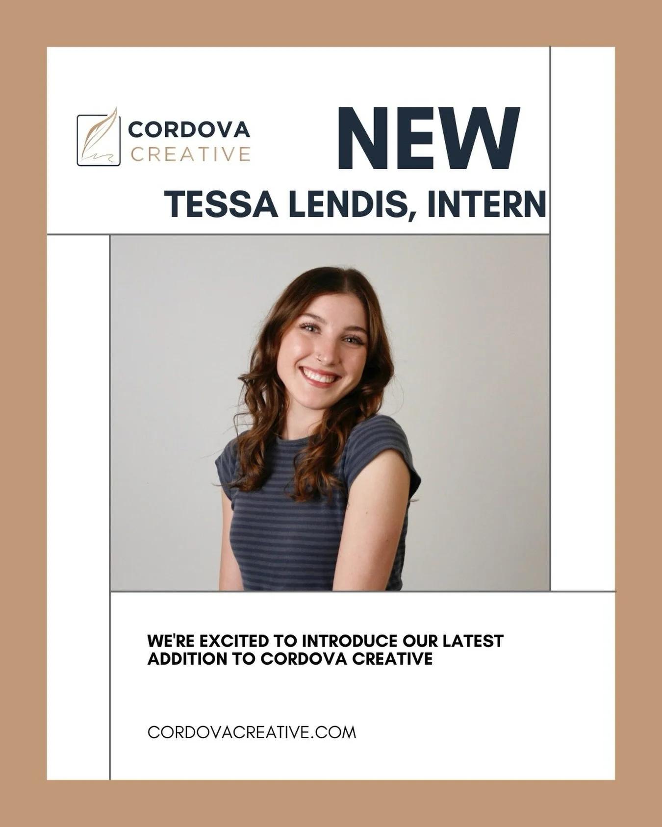 We&rsquo;re excited to welcome Tessa Lendis as our newest intern. Tessa is currently a student at the University of Nevada, Las Vegas, majoring in journalism and media studies with a concentration in PR and advertising. She brings a strong interest i