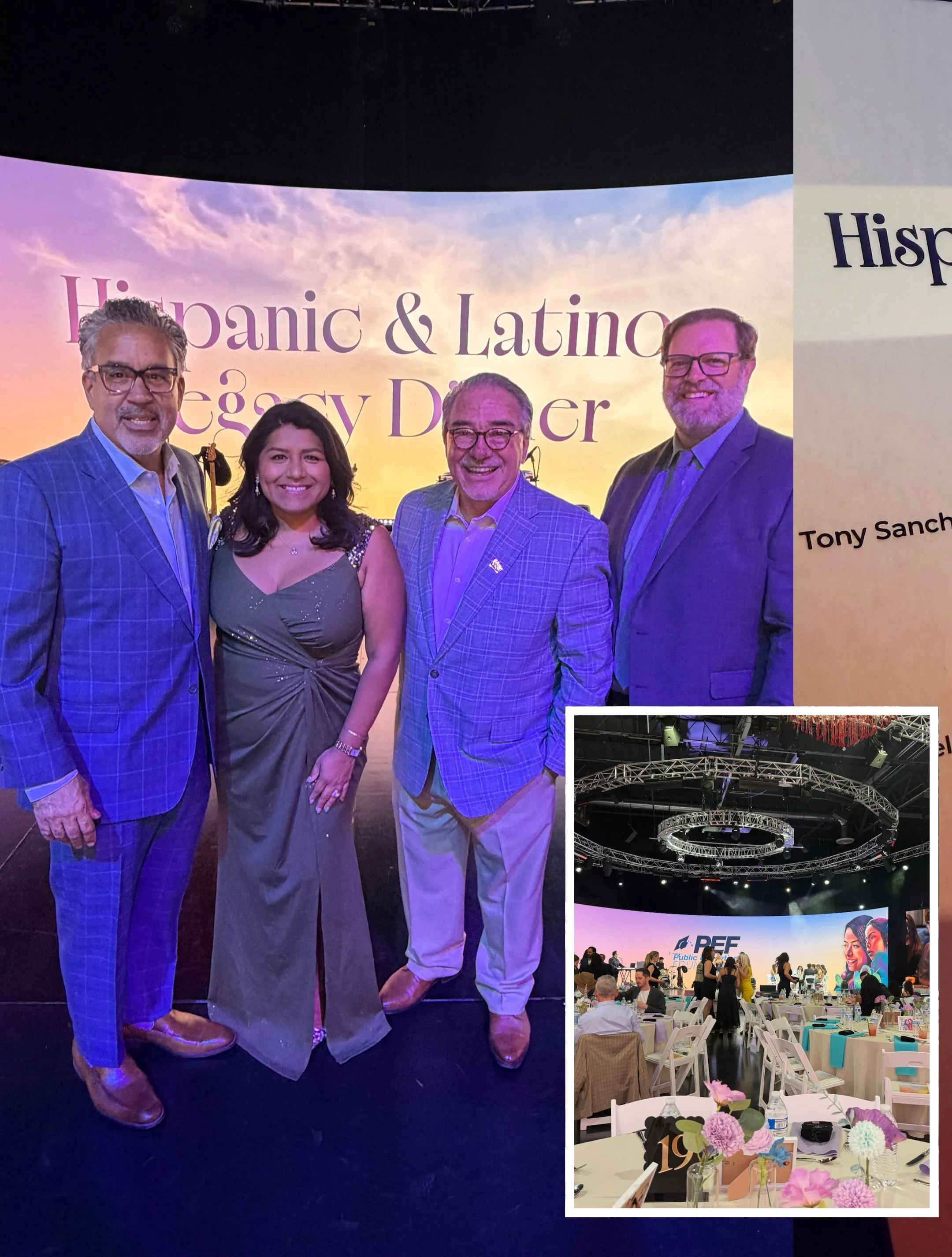 Still feeling so grateful after the PEF Hispanic &amp; Latino Legacy Dinner. 🤍 @thepeftoday 

It was such an honor to serve on the planning committee for this year&rsquo;s dinner and to have the opportunity to speak on behalf of our committee during