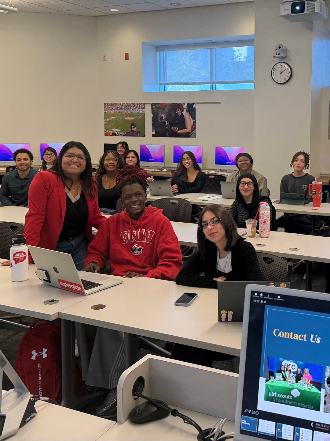 Back to the classroom!

I recently had the opportunity to speak with students at UNLV about what goes on behind the scenes at a marketing and public relations agency. Thank you to @unlvrmg and @unlvjournalism.

From sharing real client campaigns to d
