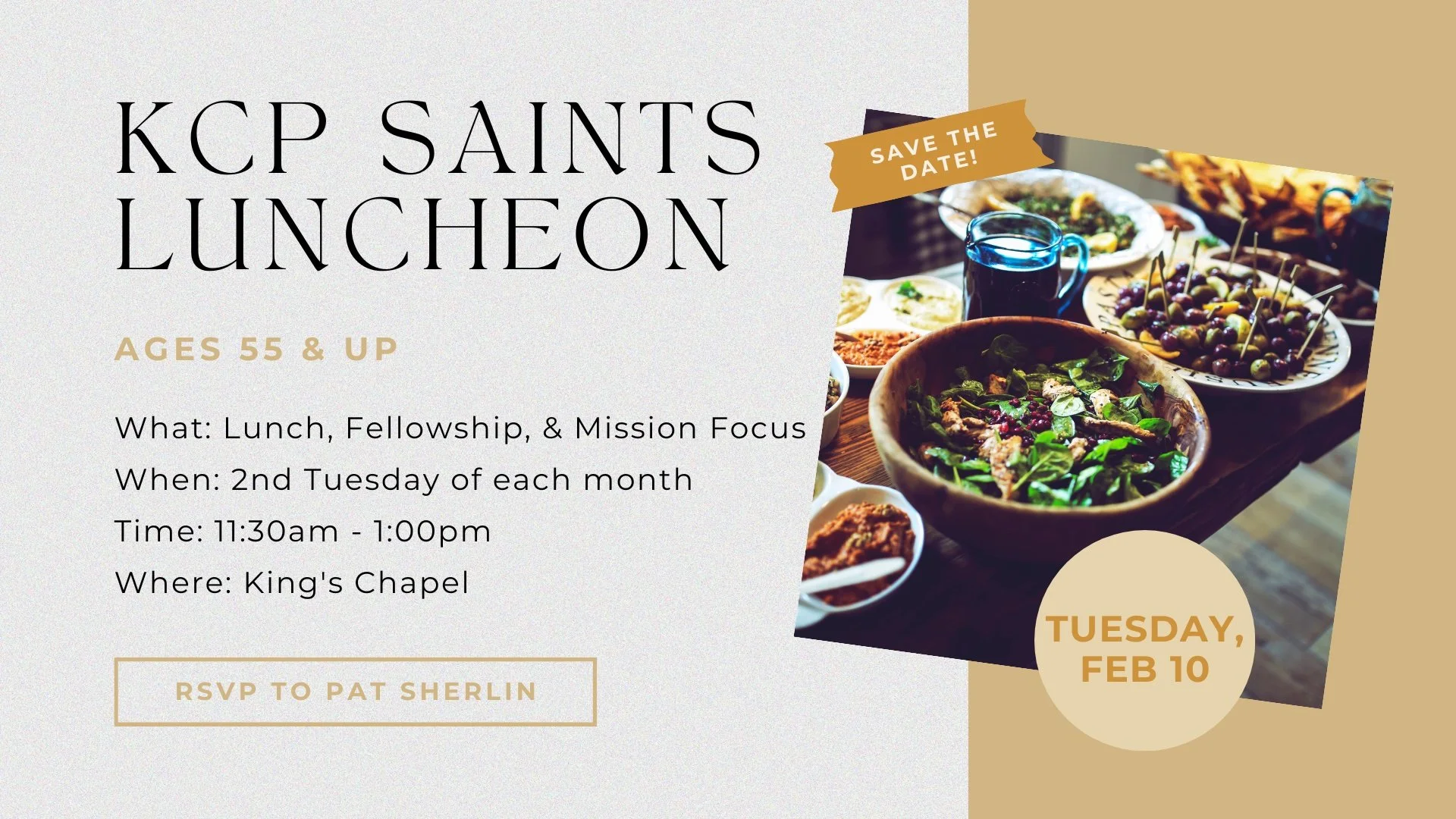 Senior Saints Luncheon