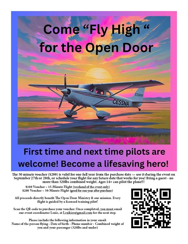 Flying High for The Open Door