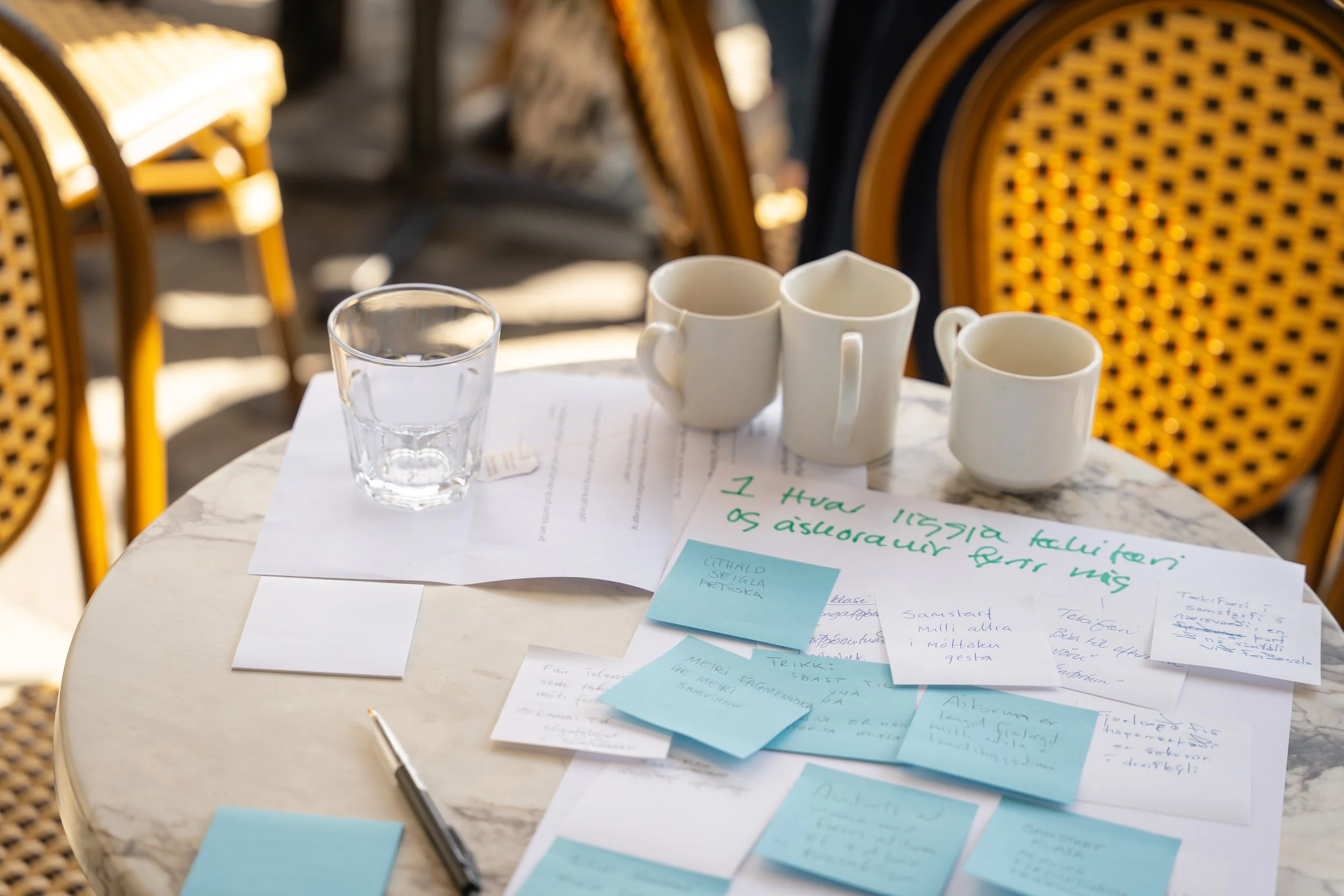 Samstarf milli greina og sýnileiki í landsbyggðum meðal áherslna í opnu samtali um skapandi greinar