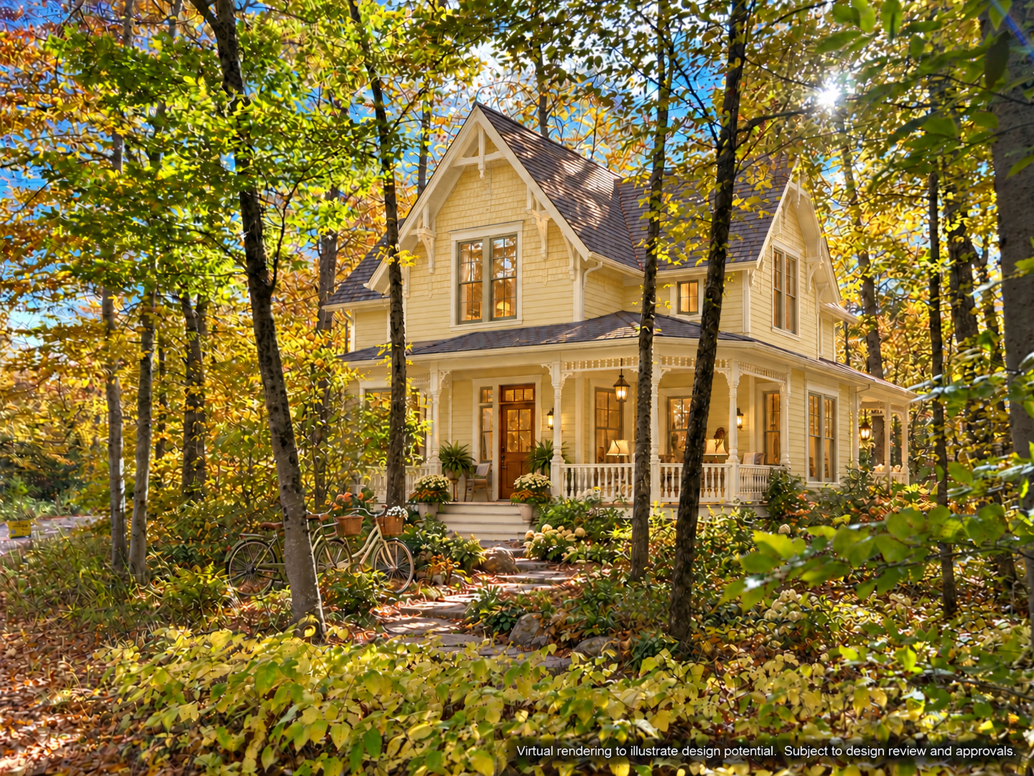 Soft butter yellow Victorian cottage.png