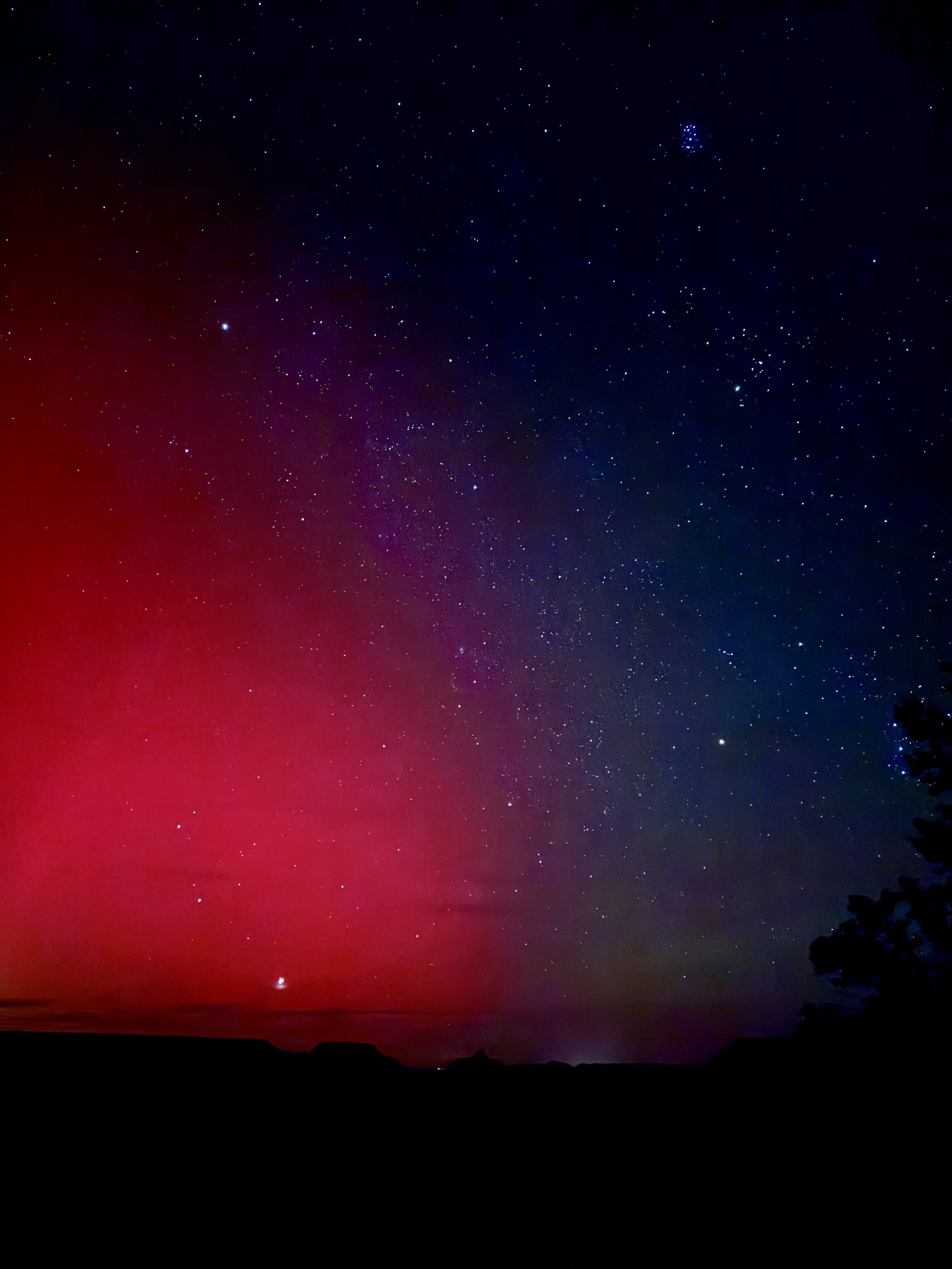 Grand Canyon: Northern Lights at the South Rim