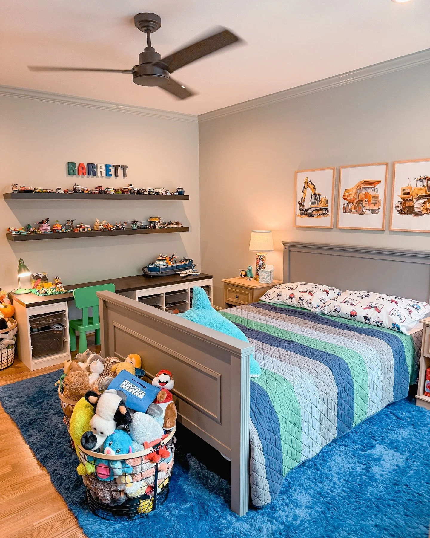 This boy&rsquo;s passion for legos needed serious organization strategy! We created display areas for his masterpiece creations, easy-access bins for loose pieces and other toys and a dedicated building surface for ongoing projects.

Ready to create 