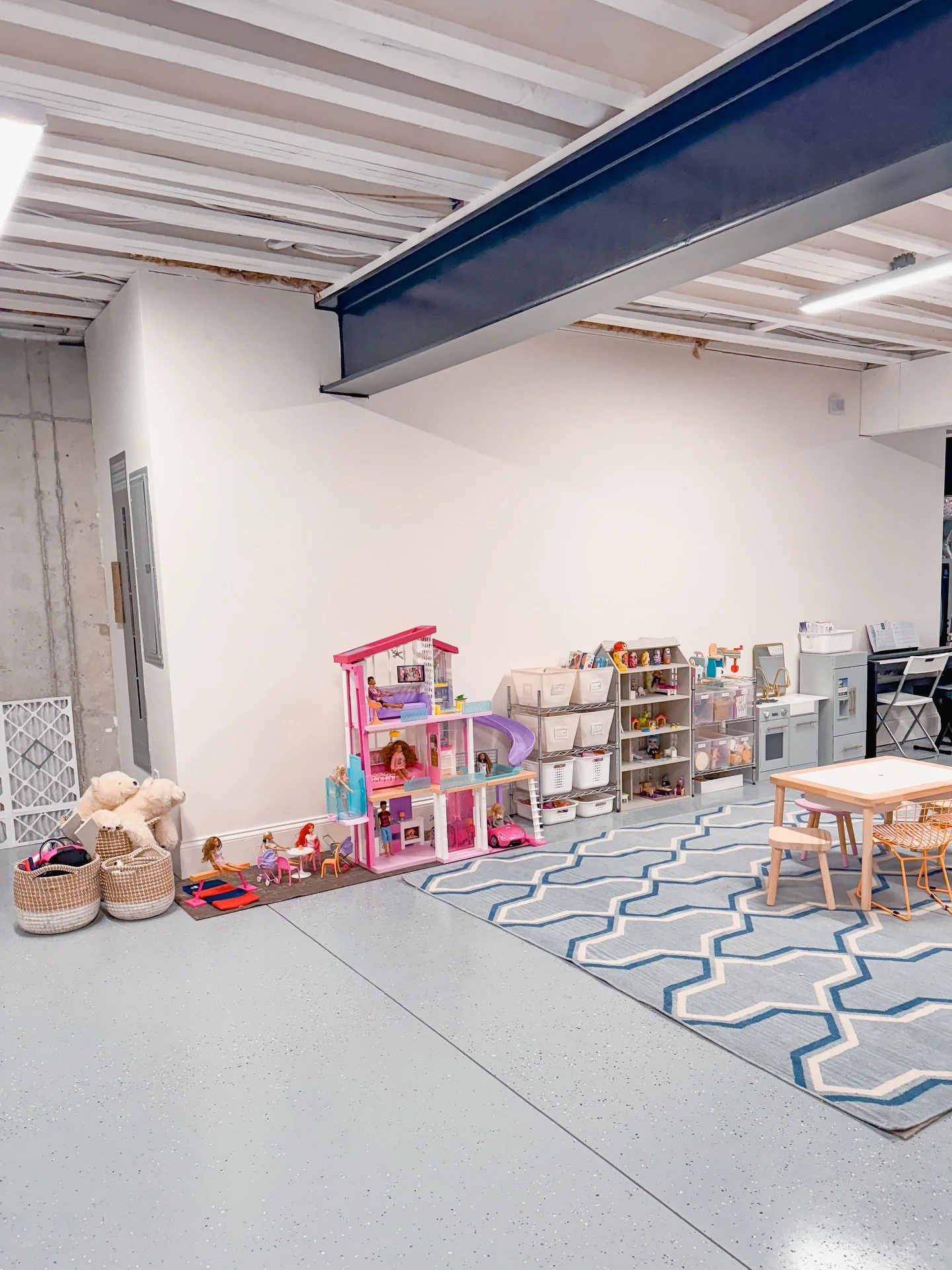 Moving is a lot. And when you&rsquo;ve got kids who keep bugging you for something to do, getting unpacked can feel impossible.

We stepped in for this sweet family right after their move and transformed their basement into a playroom their kids actu
