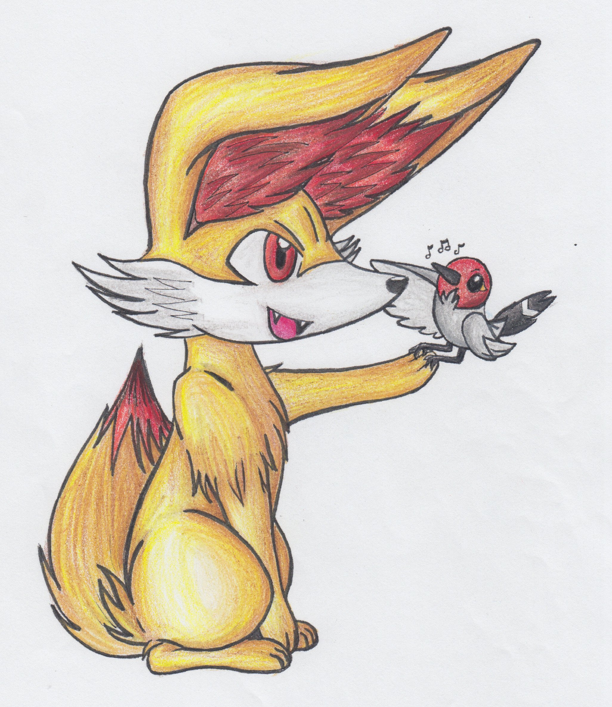 Fennekin & Fletchling