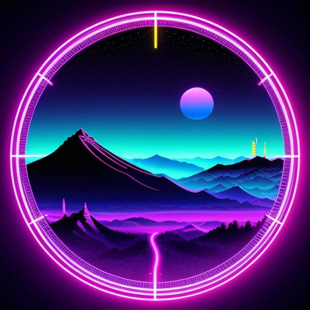 Vaporwave Scope (PicsArt AI)