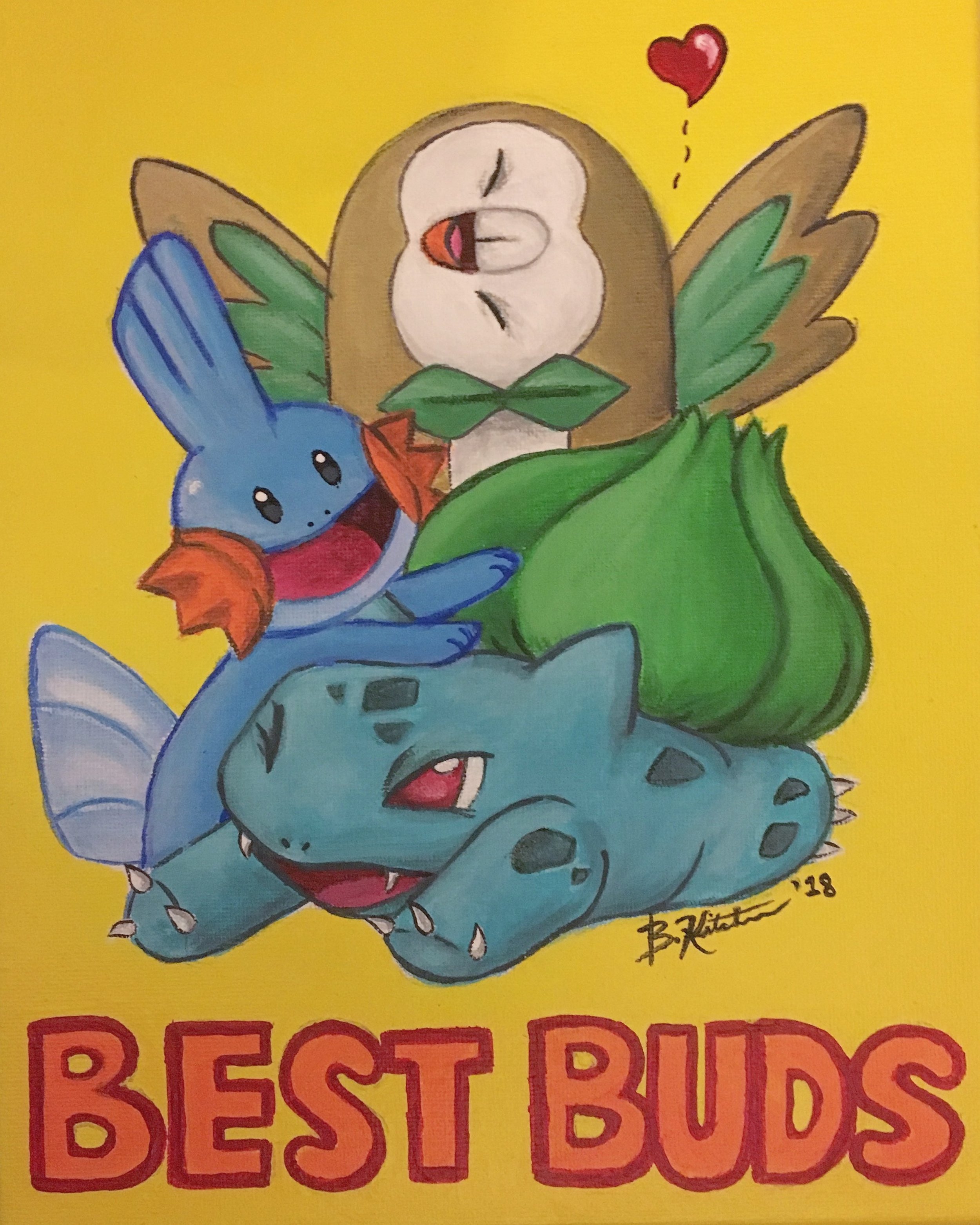 Best Buds Pokémon Painting