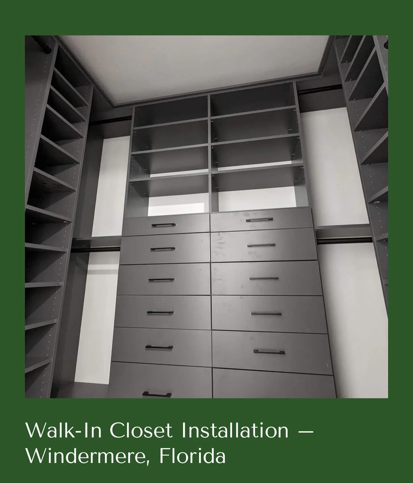 Walk-In Closet Installation &ndash; Windermere, Florida | HandyRex.com