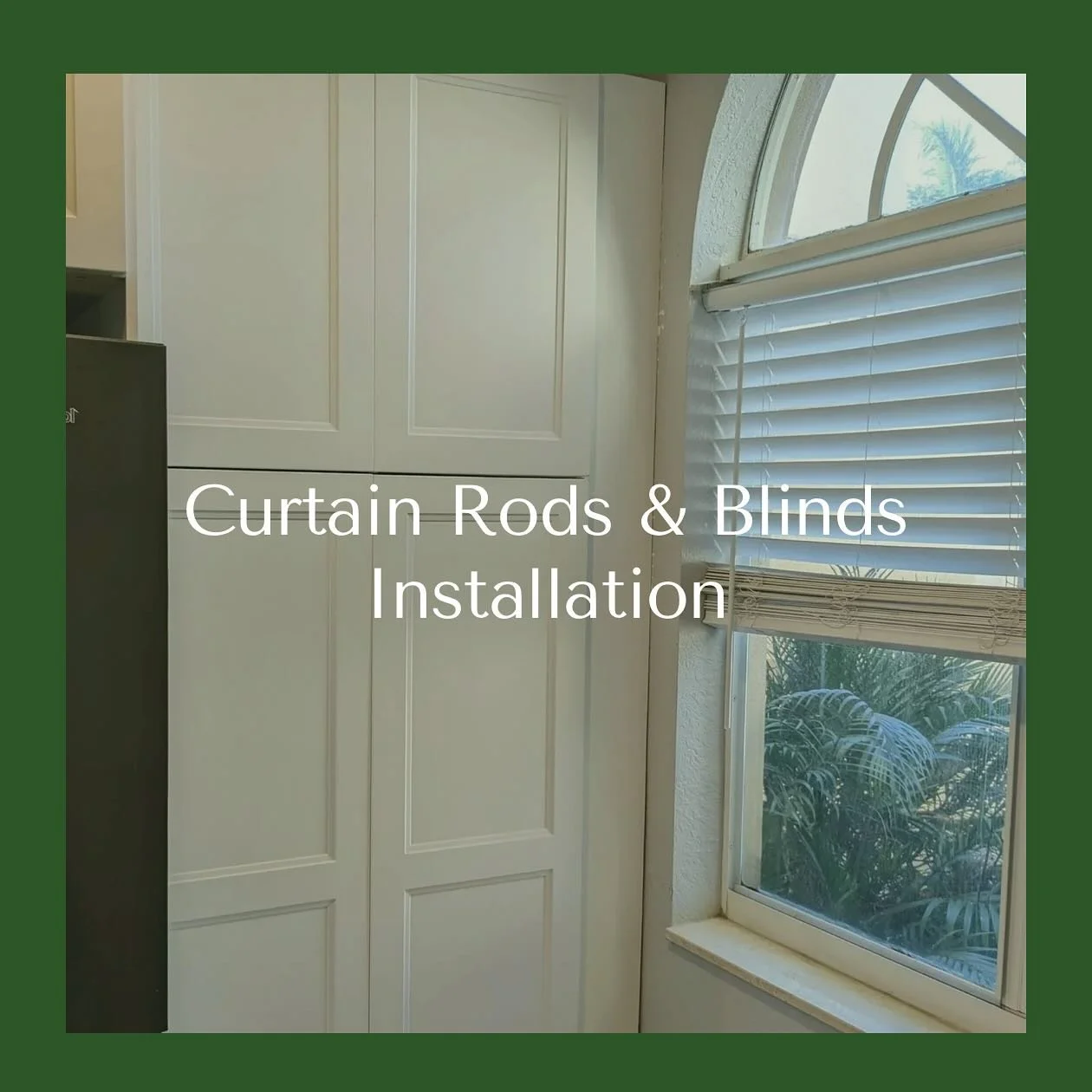 We professionally install curtain rods, blinds, shades, and drapery hardware - aligned, secure, and built to last. | HandyRex.com