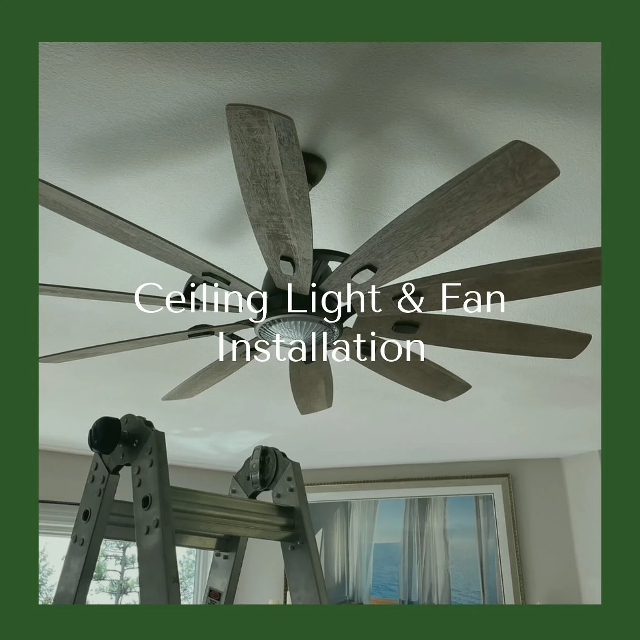 Safe, clean, and professional light fixture and ceiling fan installations for your home. From stylish pendant lights to full ceiling fan assemblies, we handle it all. Serving Seminole County and Central Florida. | HandyRex.com
