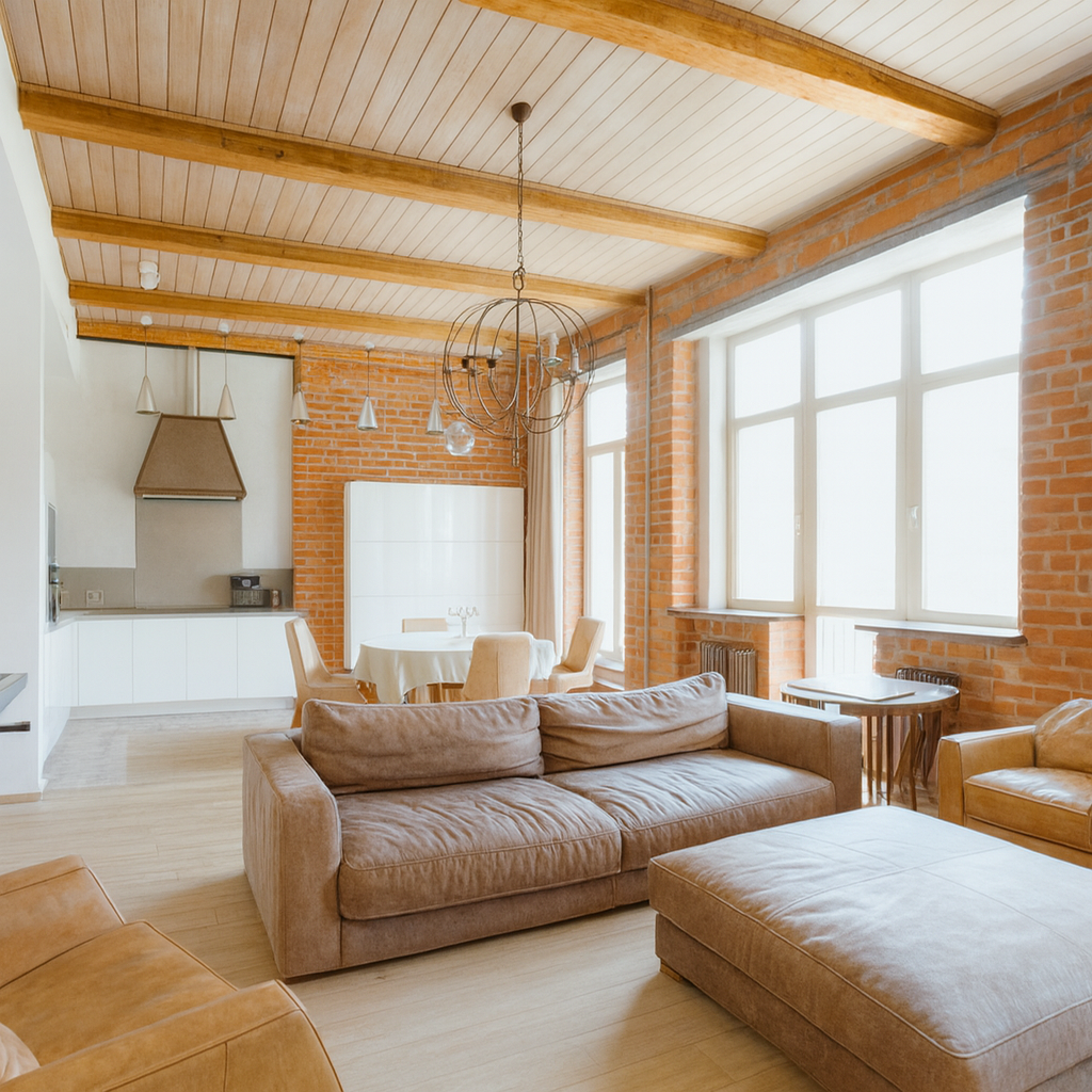Ceiling Wood Beams Installation in Tampa Bay, FL