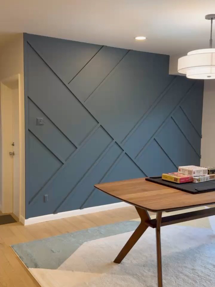 Geometric Board and Batten Accent Wall &ndash; Orlando, FL | HandyRex.com