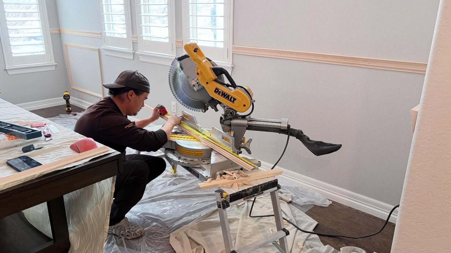 Custom Wainscoting Accent Walls &ndash; Dining Room &amp; Bedroom &ndash; Venice, Florida | HandyRex.com