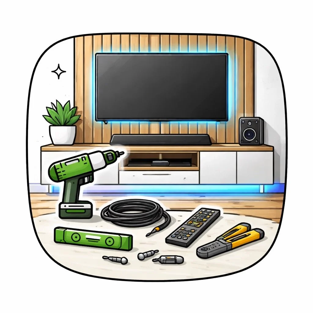 A modern backyard with a swimming pool, lounge chairs, and a patio with outdoor seating, surrounded by desert plants and trees