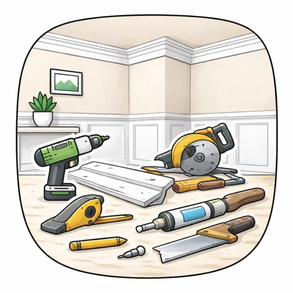 Modern house with outdoor pool, lounge chairs, lush yard, and mountain background at sunset.