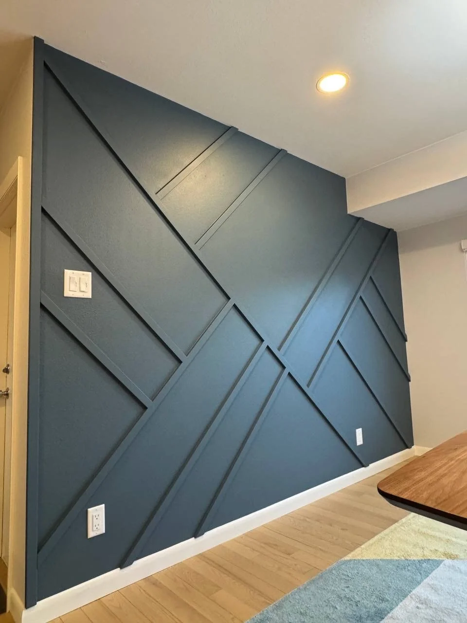 Geometric Board and Batten Accent Wall – Orlando, FL
