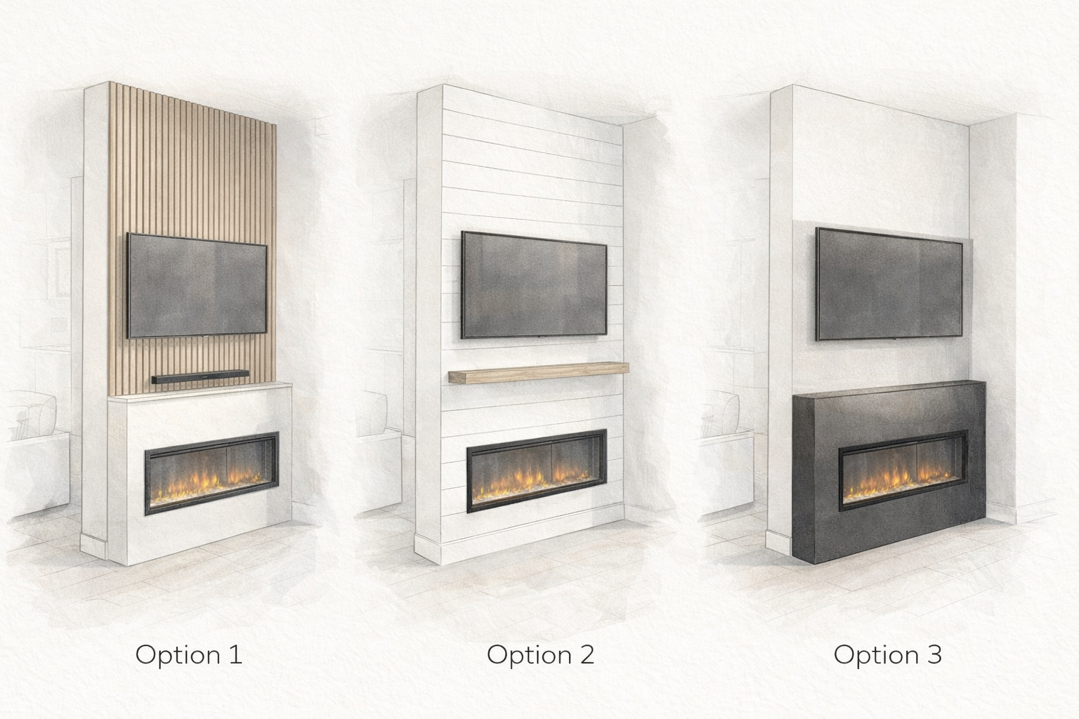 Compact Fireplace Media Walls for Small Spaces – Florida Homes